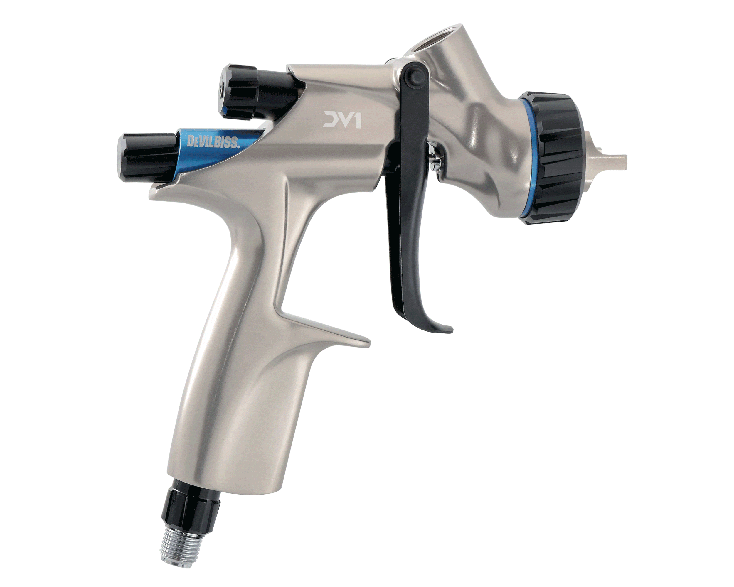 DeVilbiss DV1 Spray Gun - Silver