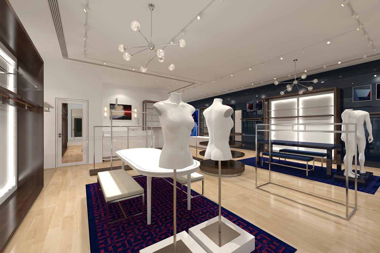 Projects : Tommy Hilfiger — XCS Group - architectural design x