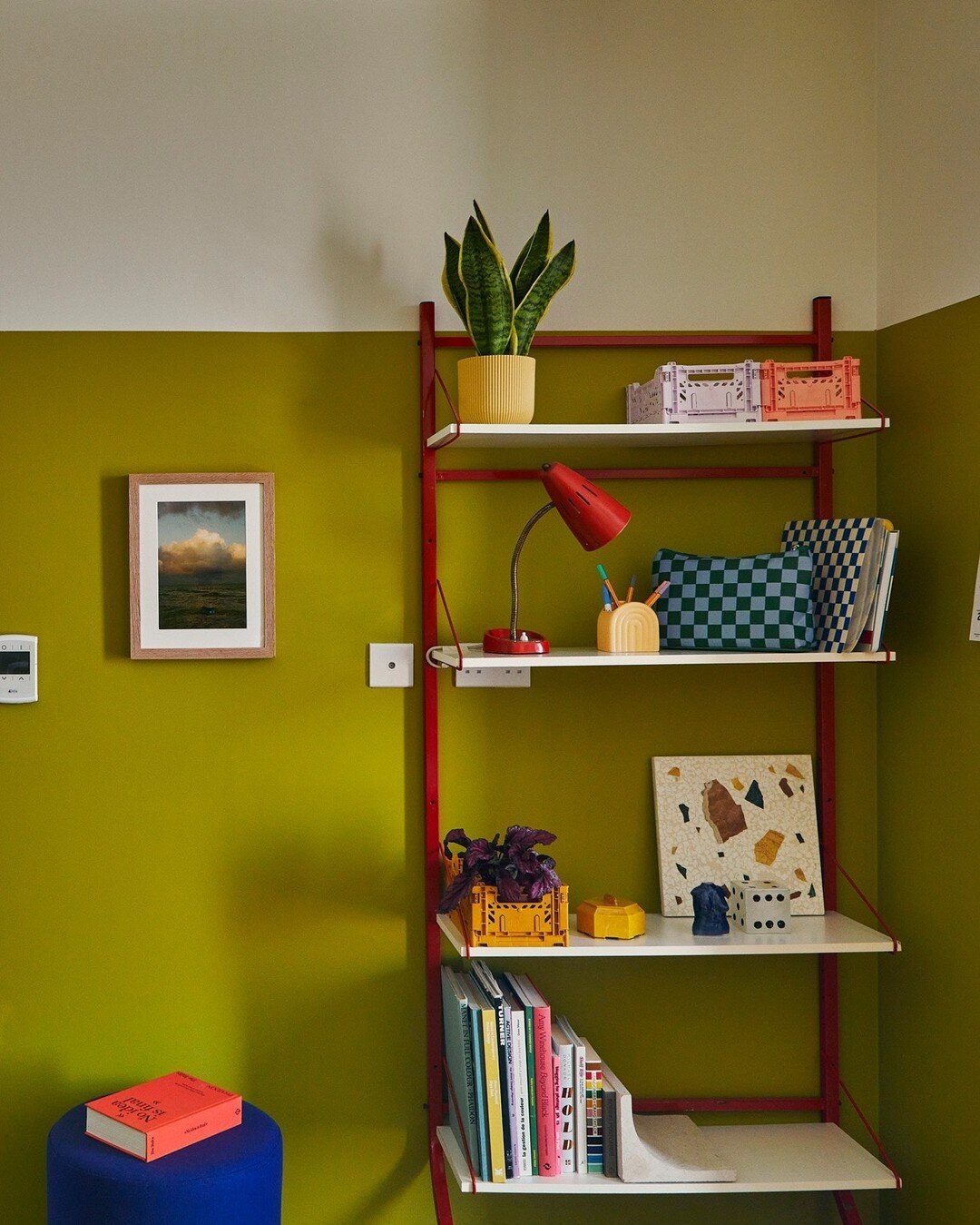 Exciting news ~ for some at least; do you remember these red shelves and this beautiful red metal ceiling pendant? Well they are back in stock after having a little vacation in a show flat. Absolute beauties for anyones interior and I heard red is th