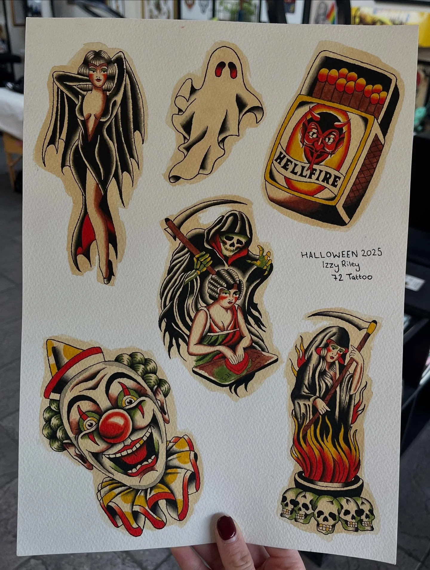 HALLOWEEN FLASH
DISCOUNTED throughout October 
All available in colour or black 
DM to book!!!! Someone get the clown pls