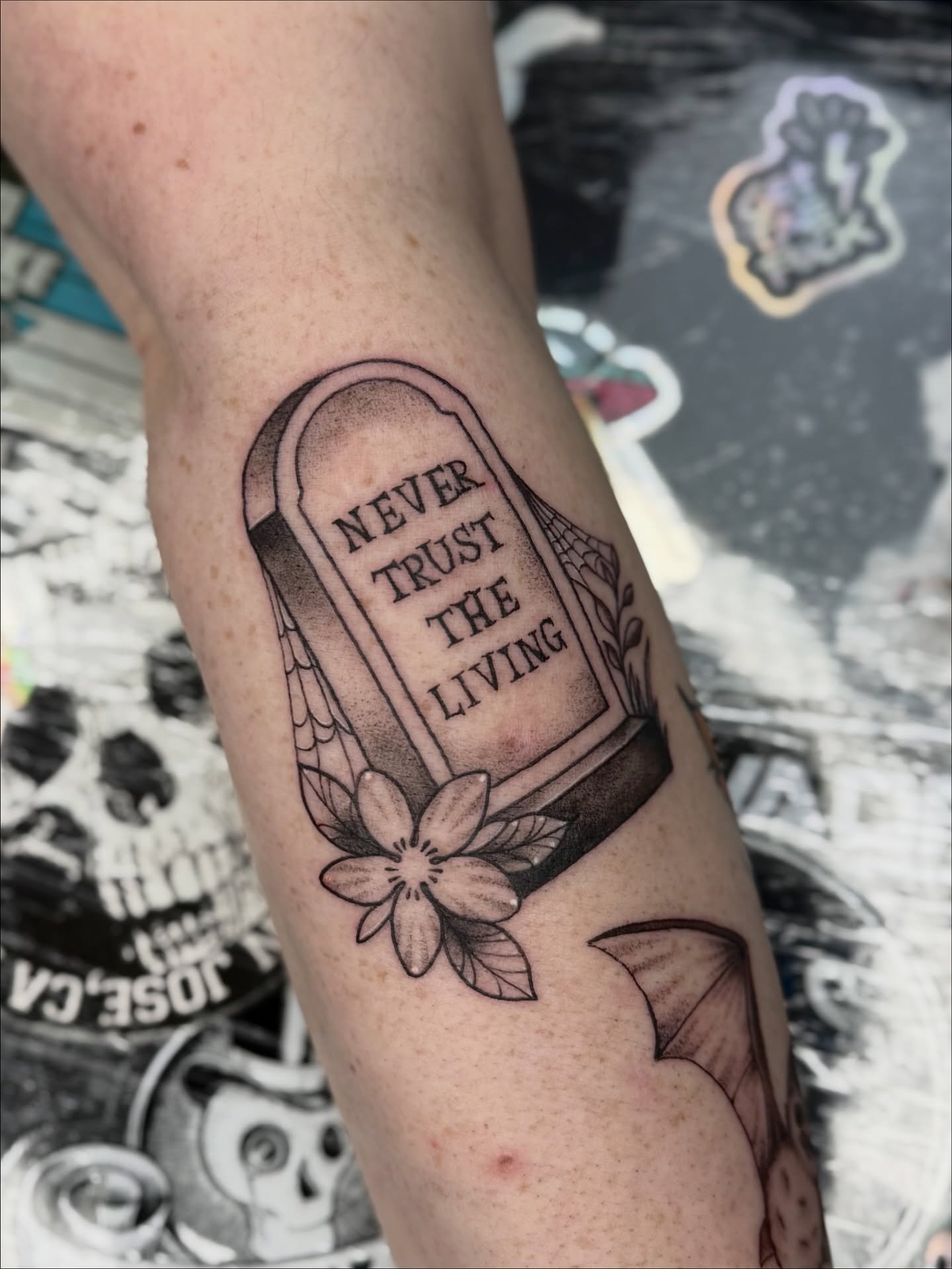 Couple of spooky additions for Lisa! Tis the season 🎃

Thanks mate!! 

&bull;&bull;&bull;&bull;&bull;&bull;&bull;&bull;&bull;&bull;&bull;&bull;&bull;&bull;&bull;&bull;&bull;&bull;&bull;

#tattoo #tattoomanchester #manchestertattoo #ink #urmston #nor