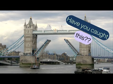 Tower Bridge Opens! A Scenic Journey from Waterloo to London Bridge
