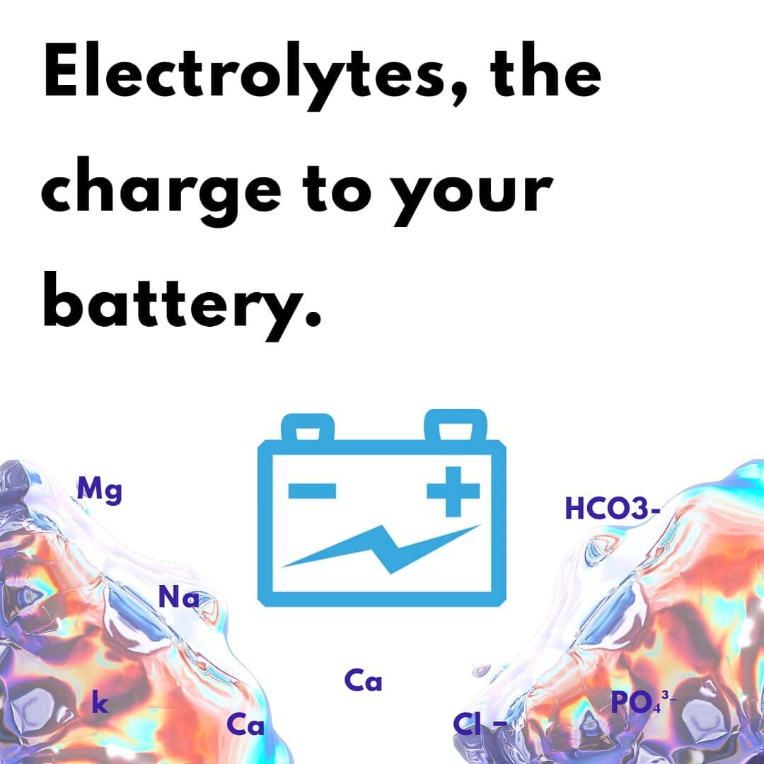 Electrolytes are exactly what they sound like, electrically charged minerals. These minerals are the ones allowing your body to function smoothly, allowing your body to conduct and transmit information. Electrolytes take on a positive or negative cha
