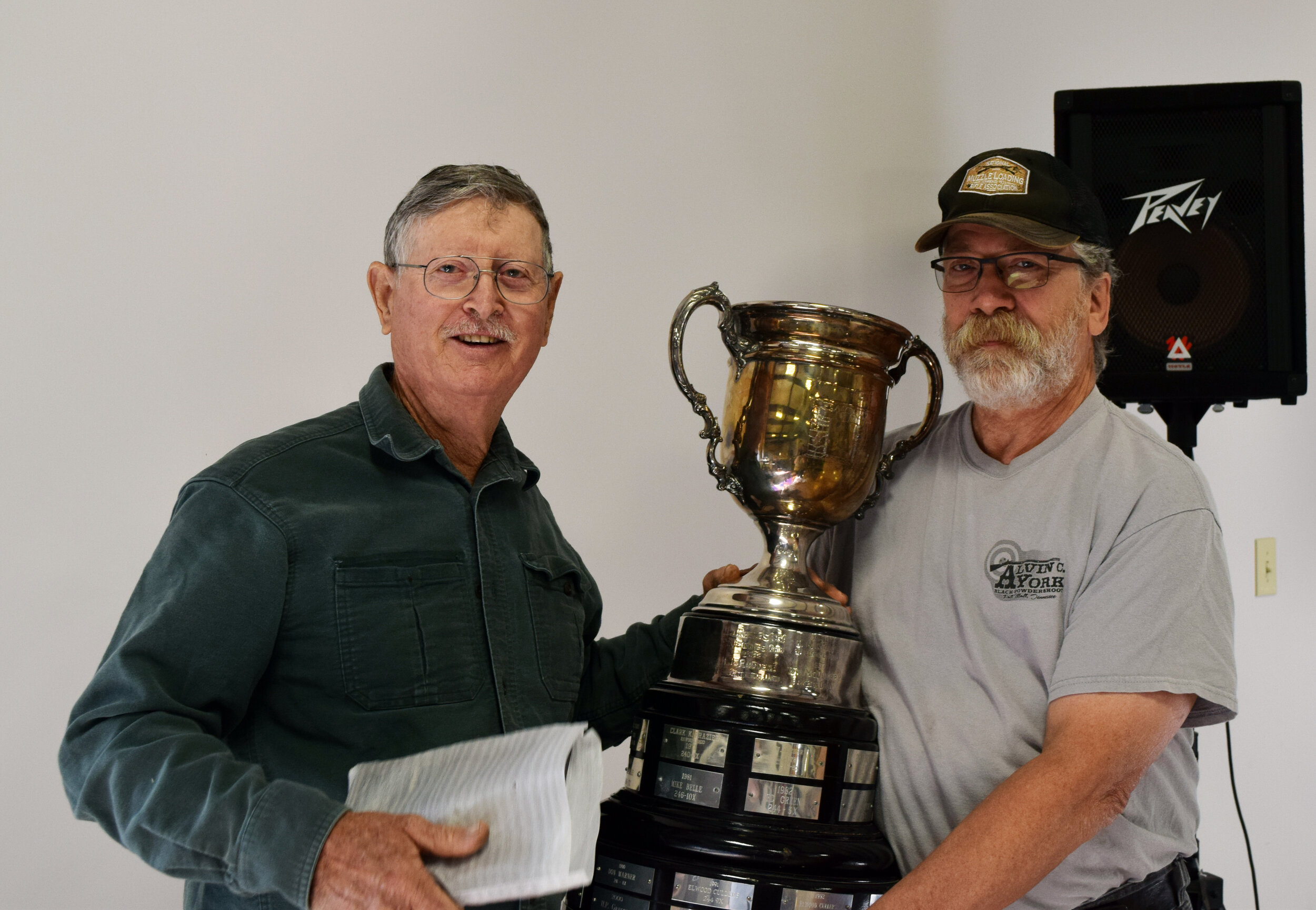  J.L. Hargis - Aggregate A - Unlimited Rifle Championship Winner with Rifle Committee Member Mark Donaldson 