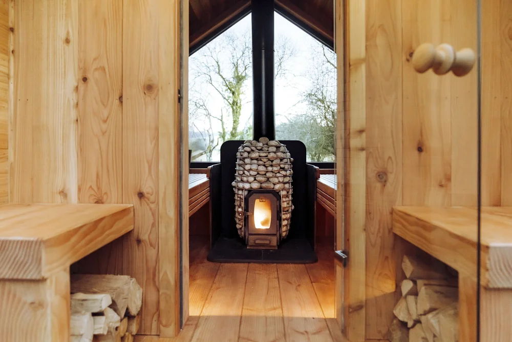 Vapor Sauna with Green Roof — Heartwood Saunas