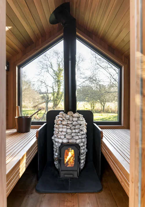 Vapor Sauna with Green Roof — Heartwood Saunas
