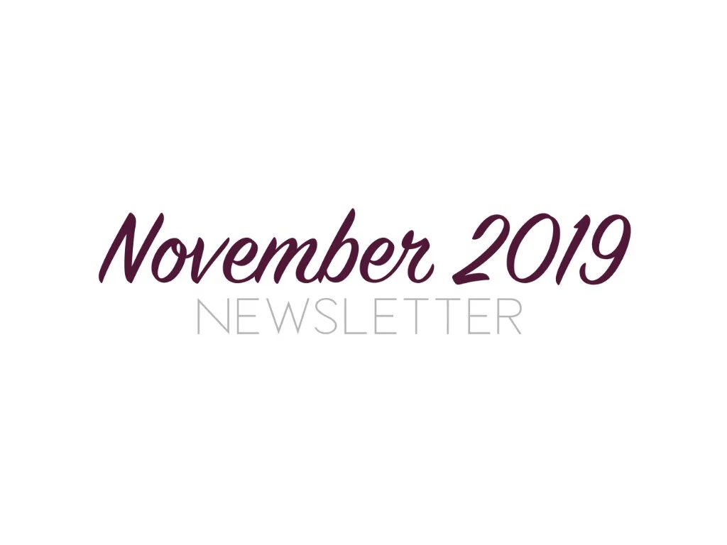November 2019 Newsletter - Exodus Ministries