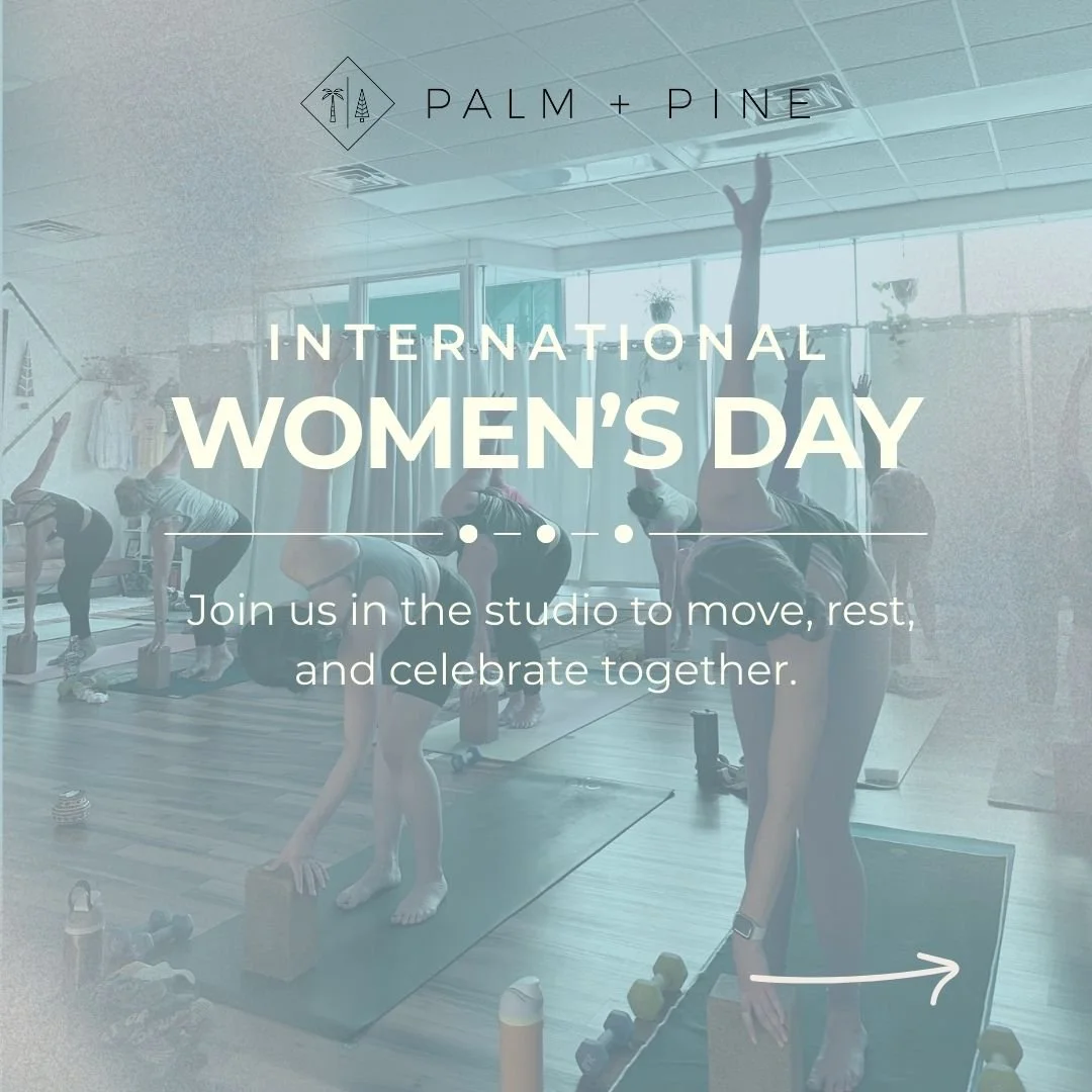 This International Women&rsquo;s Day, we&rsquo;re gathering in the studio to celebrate the strength, care, and connection women bring to our communities every day.

Join us today for Classic Flow or Rest + Renew and spend part of the day in community