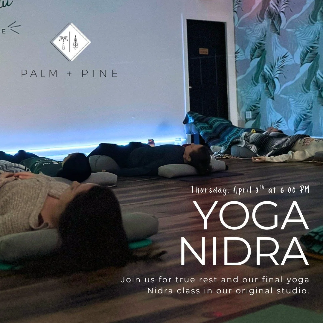 What if the most powerful thing you could do for your nervous system is to lay down and listen?

We&rsquo;re excited to offer one more Yoga Nidra class this Thursday in our original studio. This monthly offering is designed to give both body and mind