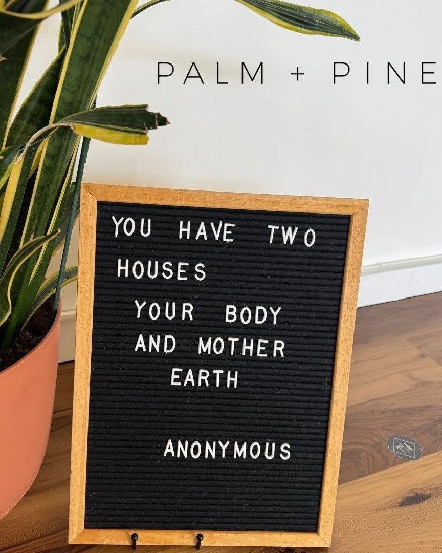 Yoga illuminates just how interconnected we are. Nothing in our bodies exist in insolation. Nothing in this world exists in isolation. 🌏

PALM + PINE is always here to make it easier and fun to care for your first home - your incredible, resilient b