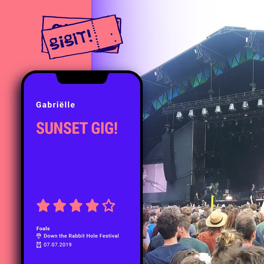 GIG MEMORY 💭🤘 FOALS
A great concert with the sunset in the background made Foals' gig at Down The Rabbit Hole  one to remember!

@foals @dtrh_festival #foals #downtherabbithole #dtrh #festival #festivalseason #concert #live #livemusicapp #concertap