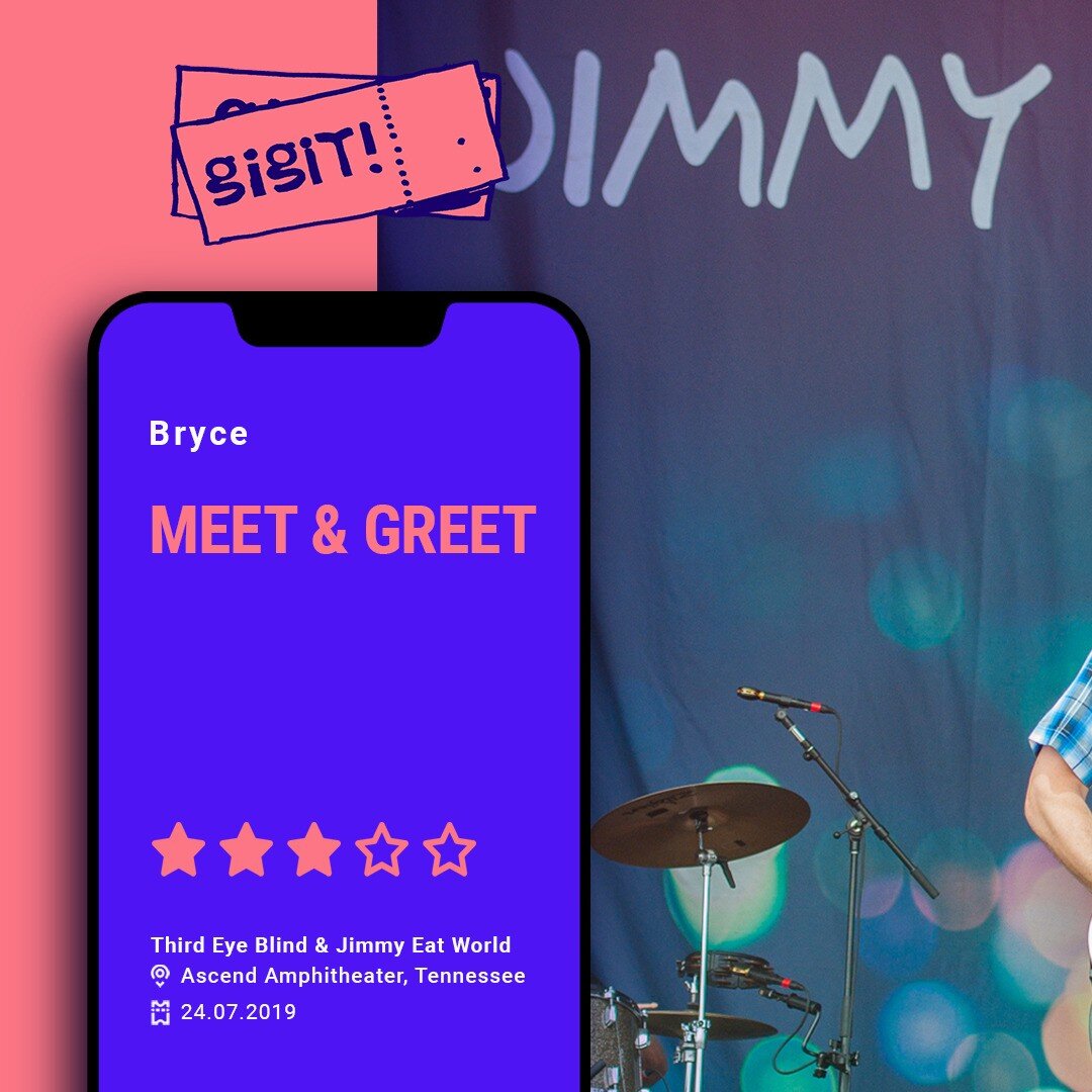 GIG MEMORY 💭🤘 THIRD EYE BLIND
During a double gig package with Jimmy Eat World, Bryce got the chance to meet the lead singer during a meet and greet. It turned out to be quite an awkward experience...

Have you ever had the chance to meet your favo