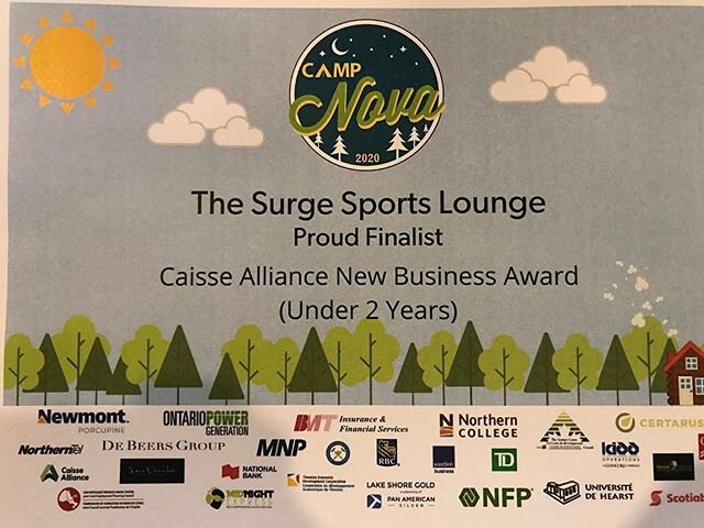 Now Open, Surge Sports Lounge