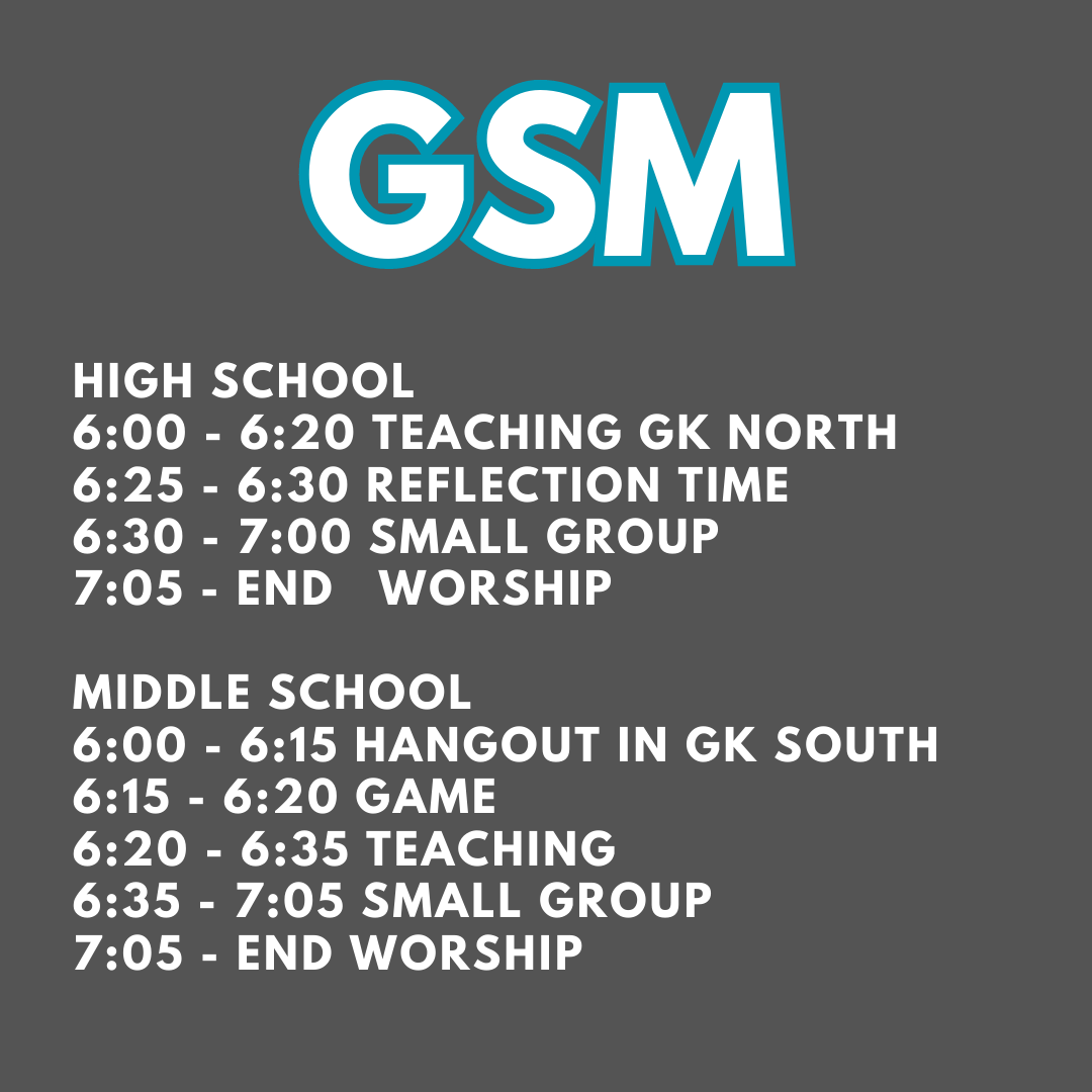 Gsm Schedule Gsm Schedule