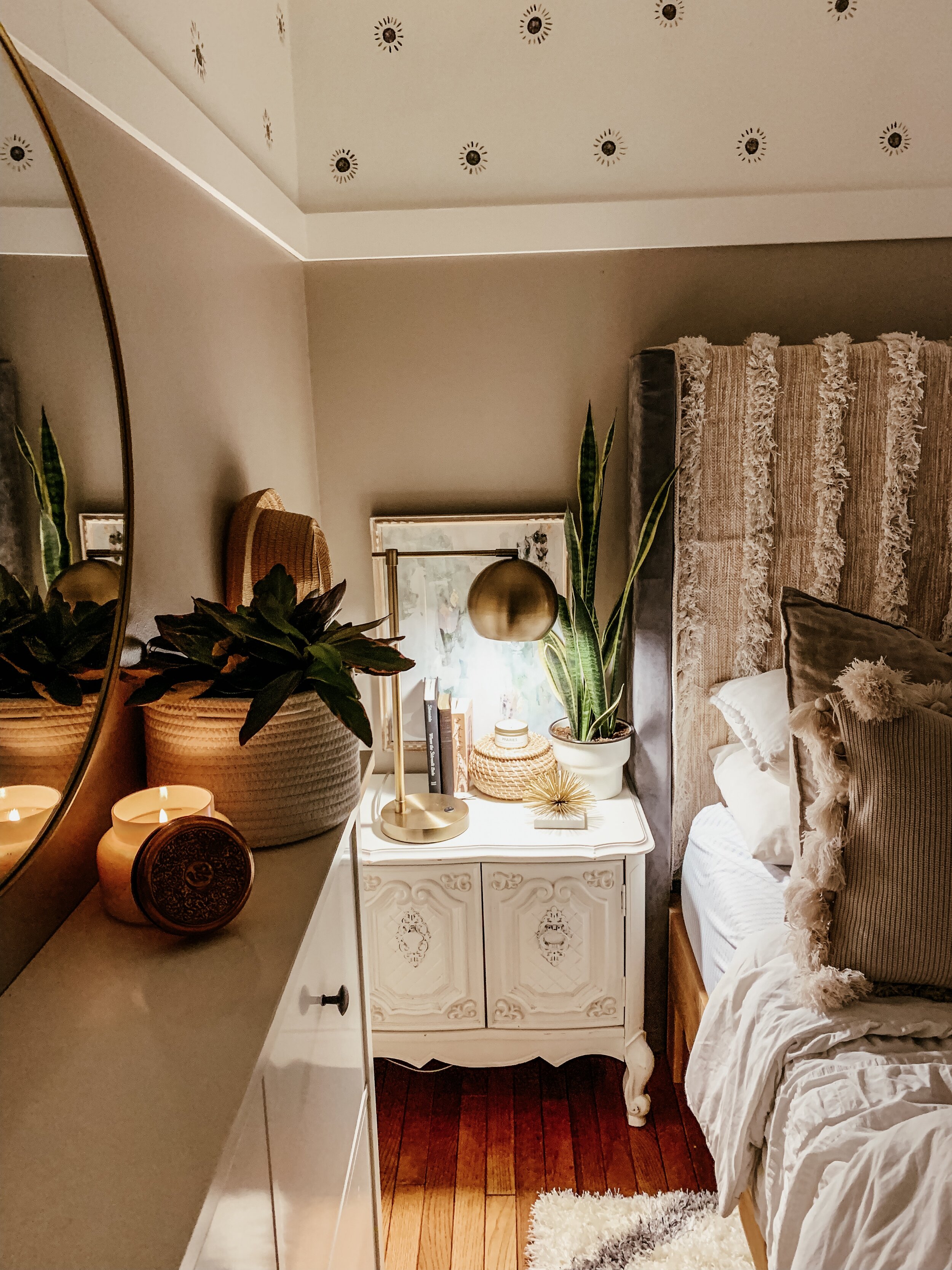 DIY Rug Headboard The Beauty Revival