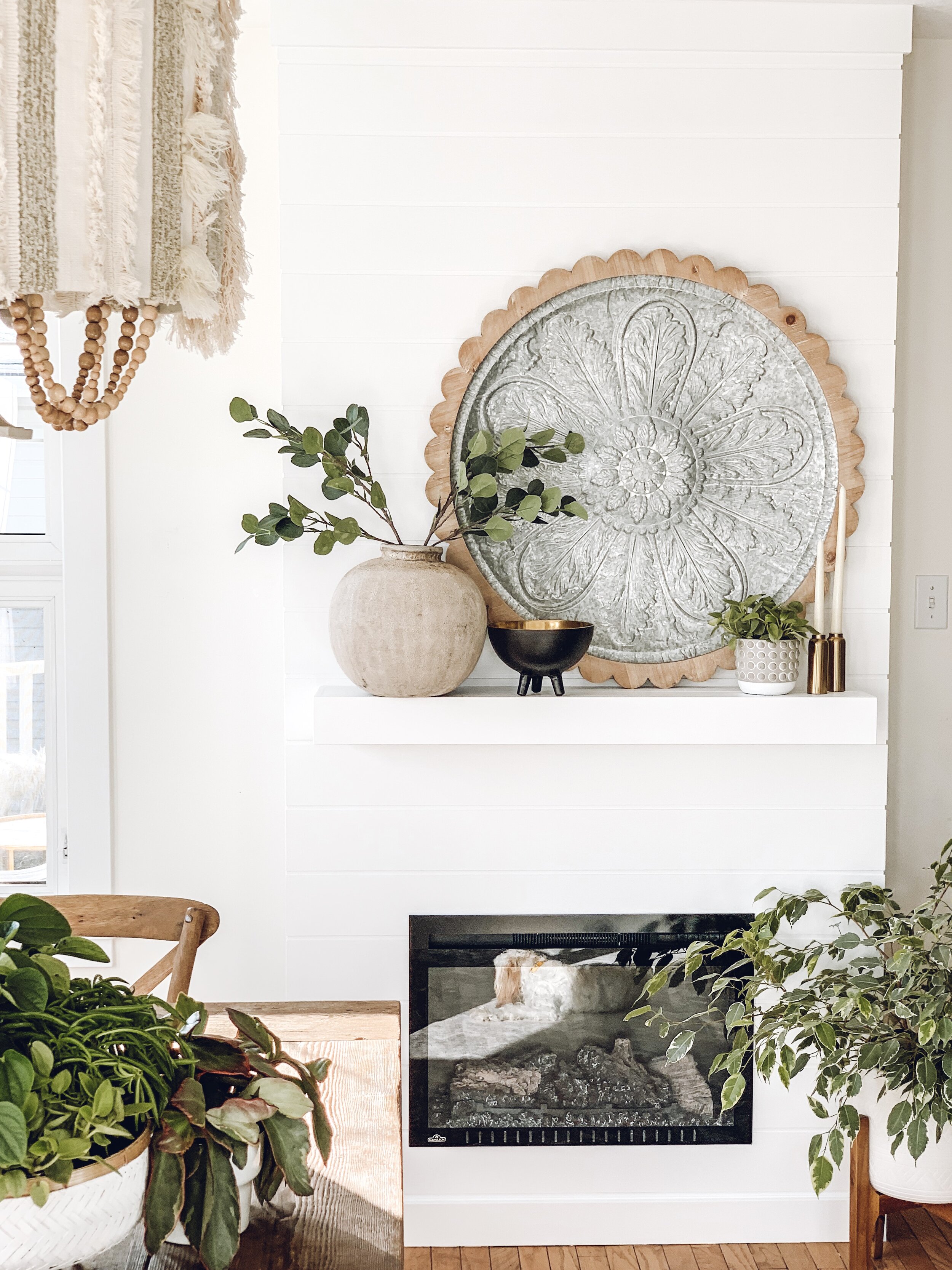 Diy Fireplace Using An Electric Insert Tutorial The Beauty Revival