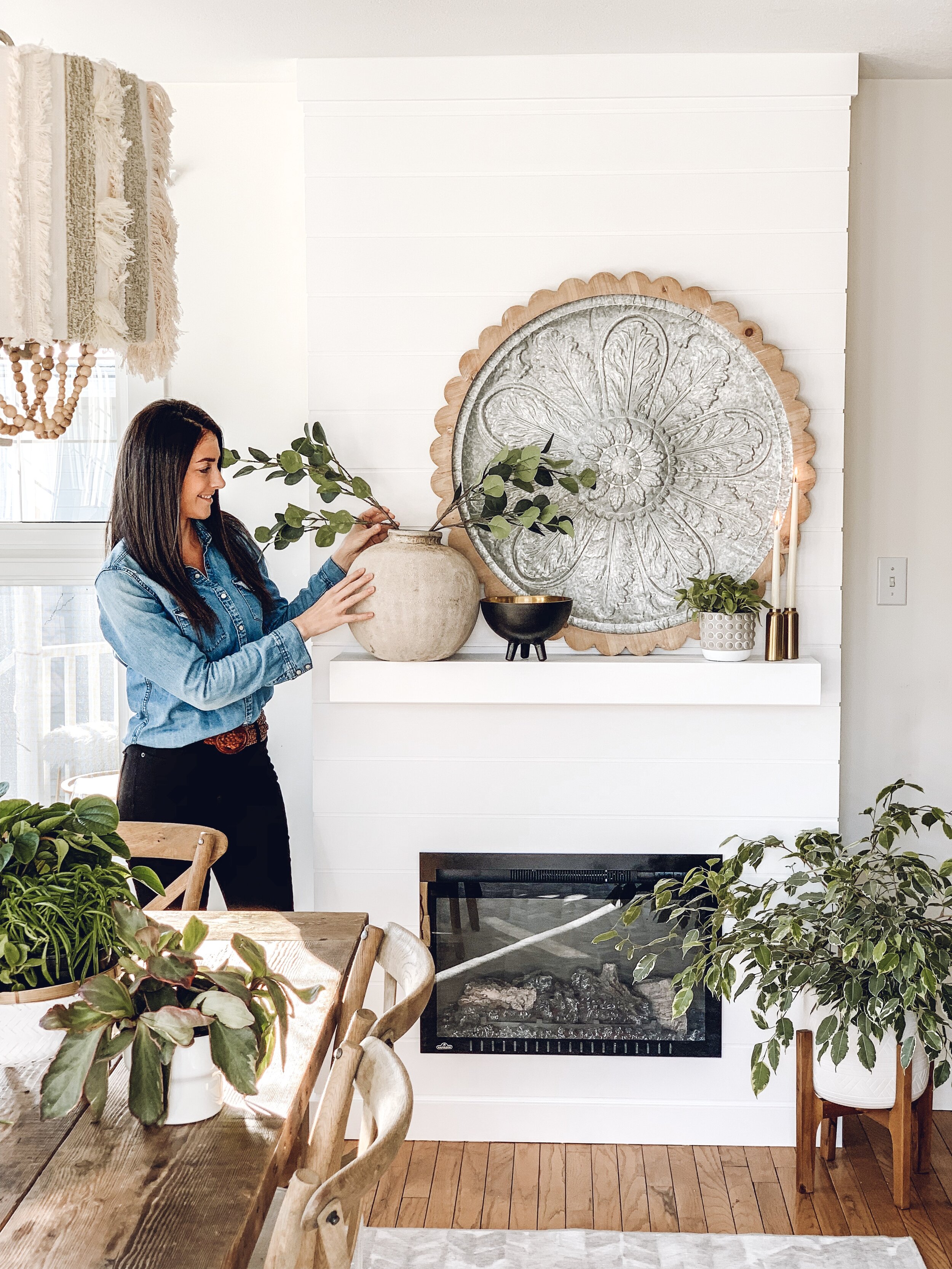 DIY Fireplace using an Electric Insert Tutorial - The Beauty Revival
