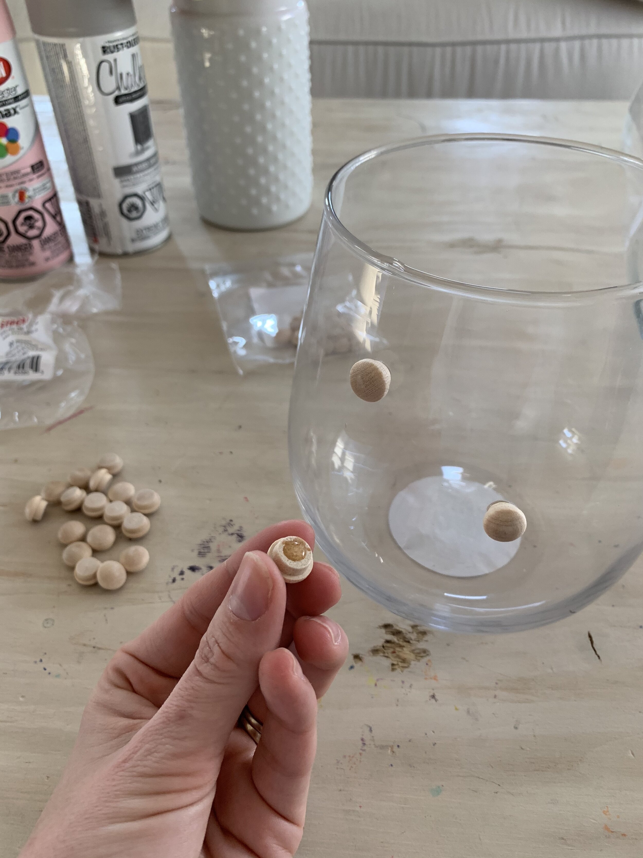 DIY Button Vase - The Beauty Revival