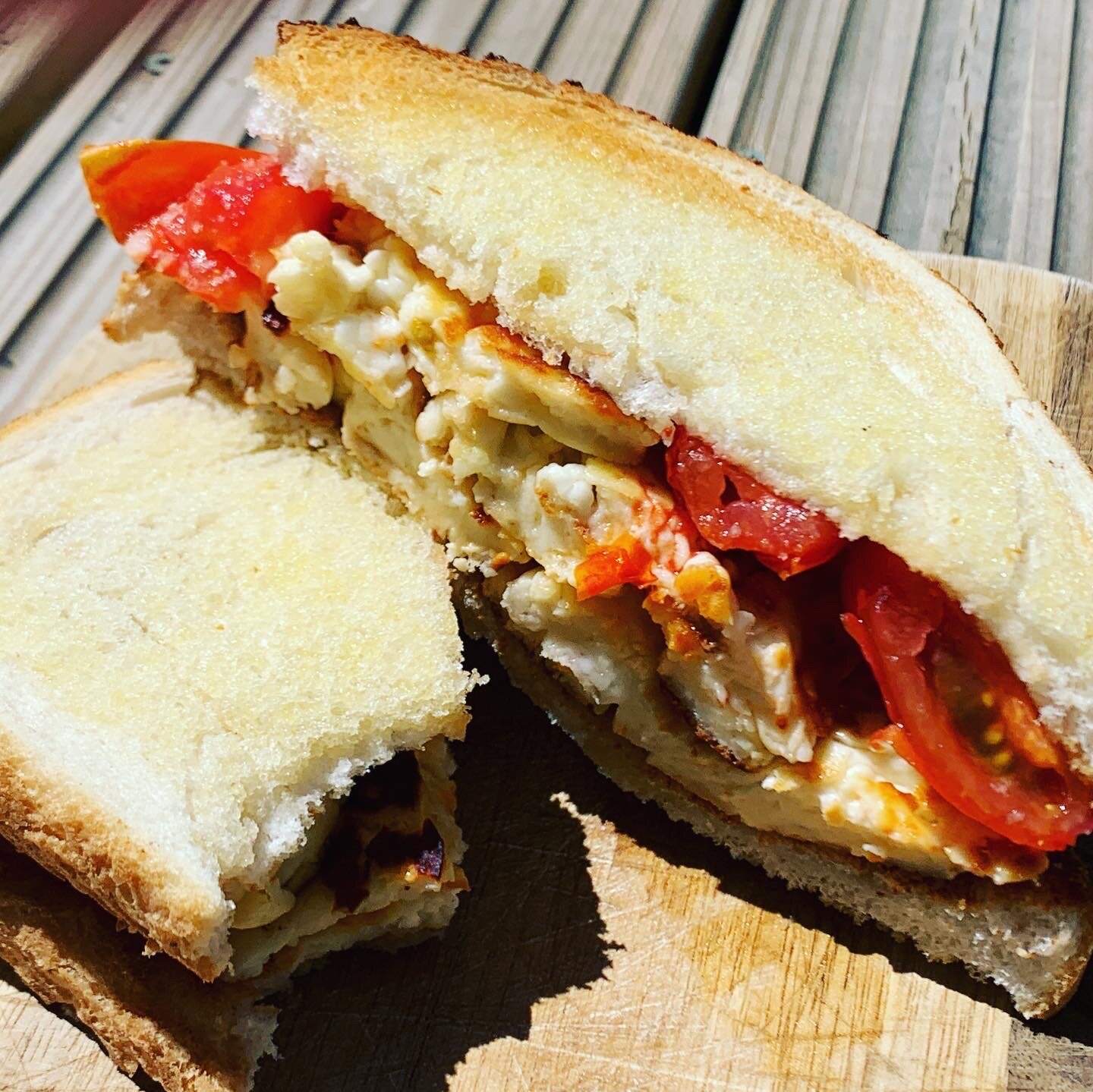 Toasted Halloumi Sandwich