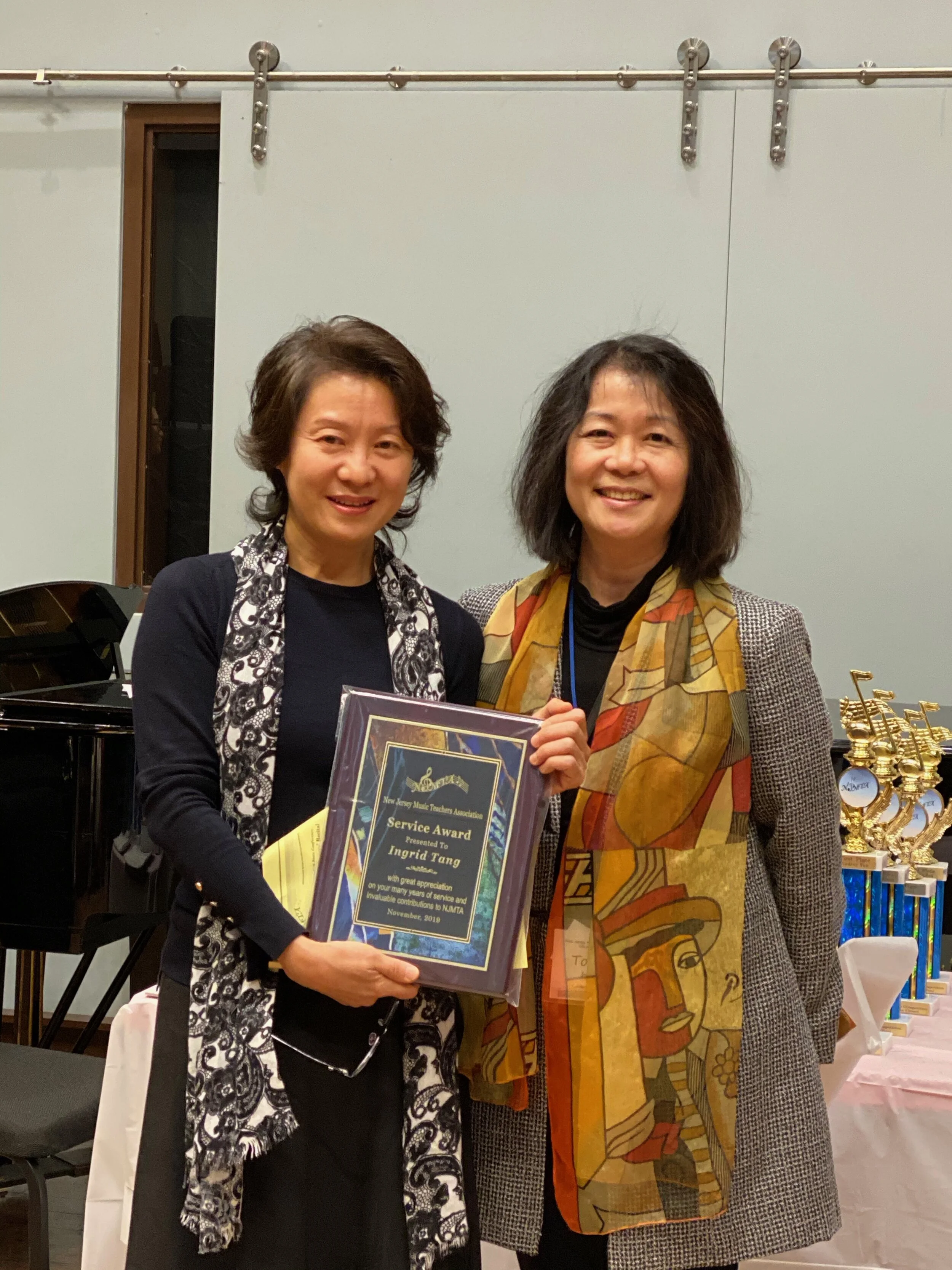 2019 Service Award goes to Ingrid Tang