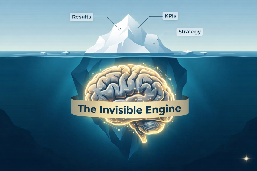 Neurobiology of Leadership Iceberg Graphic