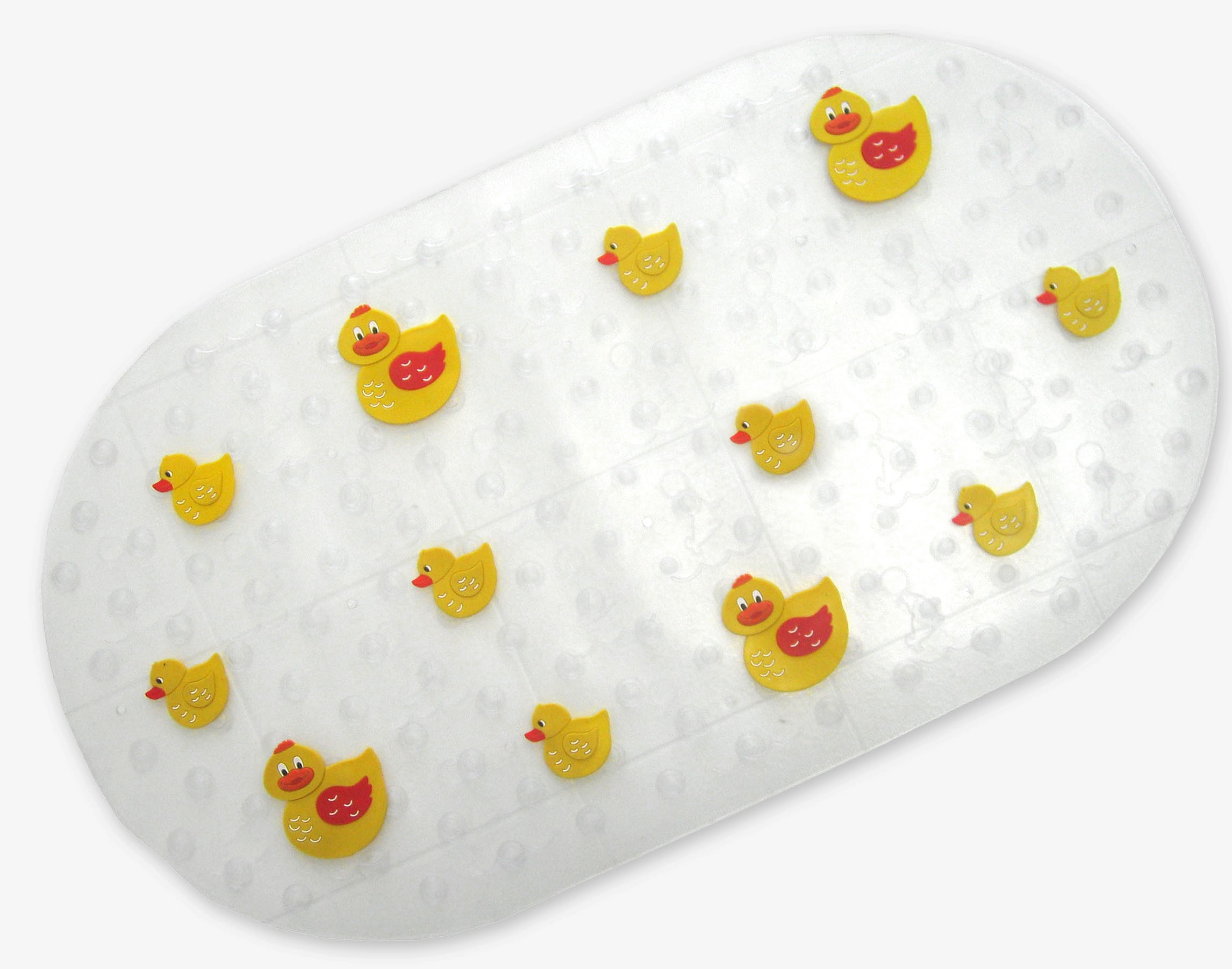 Duck applique bath mat 