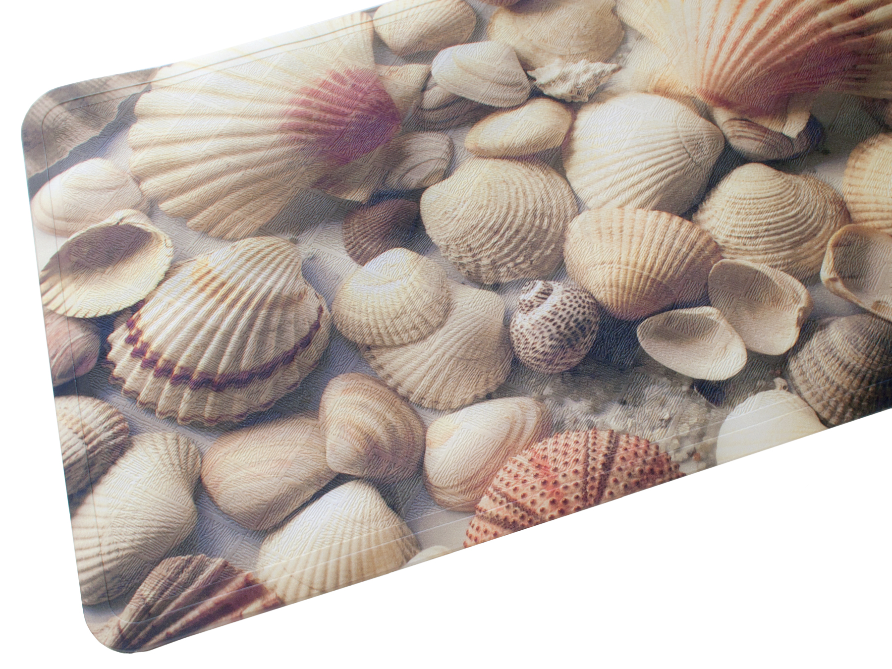 Seashell bath mat 