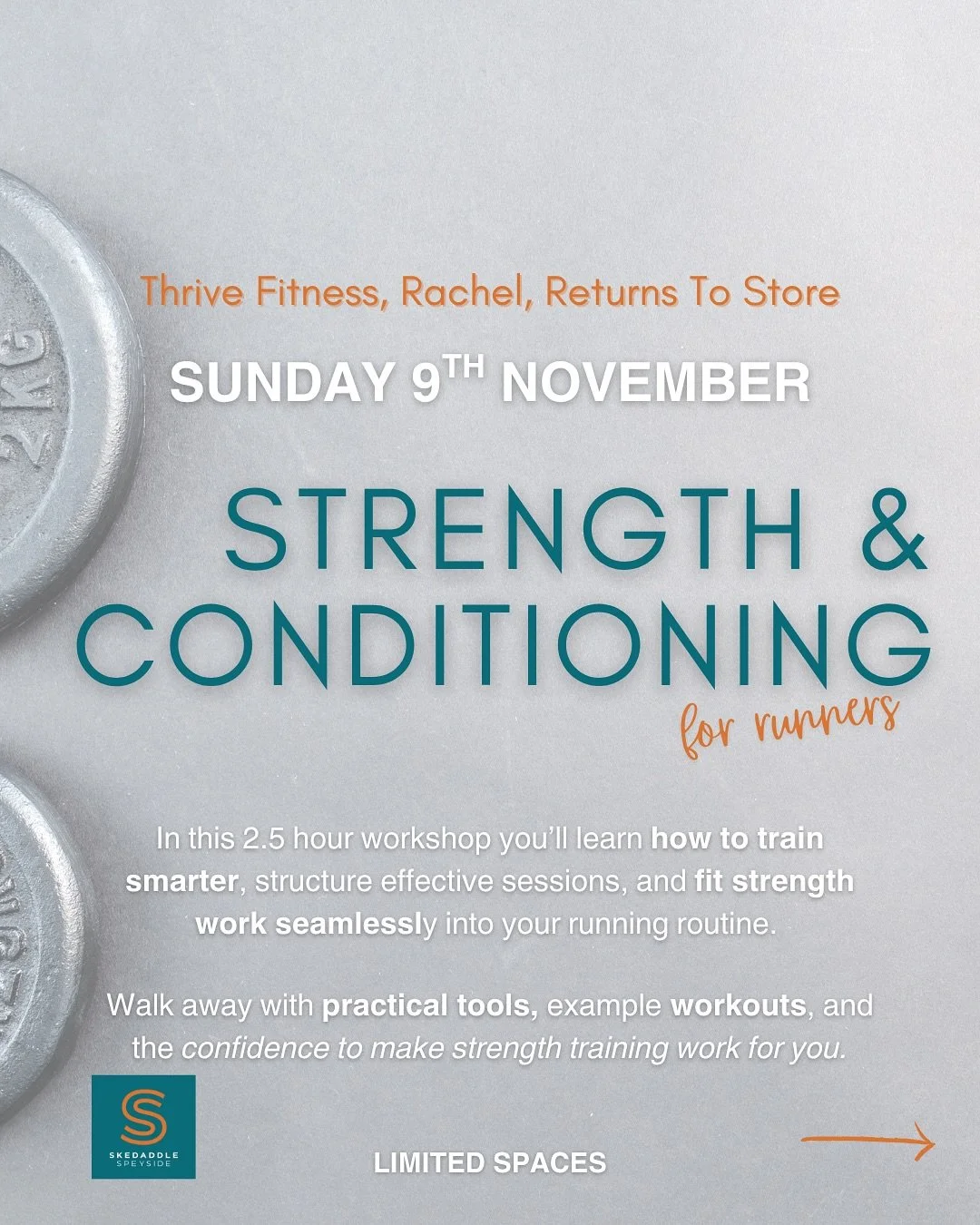 🏃&zwj;♀️This interactive workshop will give you the tools, knowledge, and confidence to power your strength and conditioning this winter. ❄️ 

What we&rsquo;ll cover:

&bull;The why of Strength &amp; Conditioning &mdash; understanding its importance