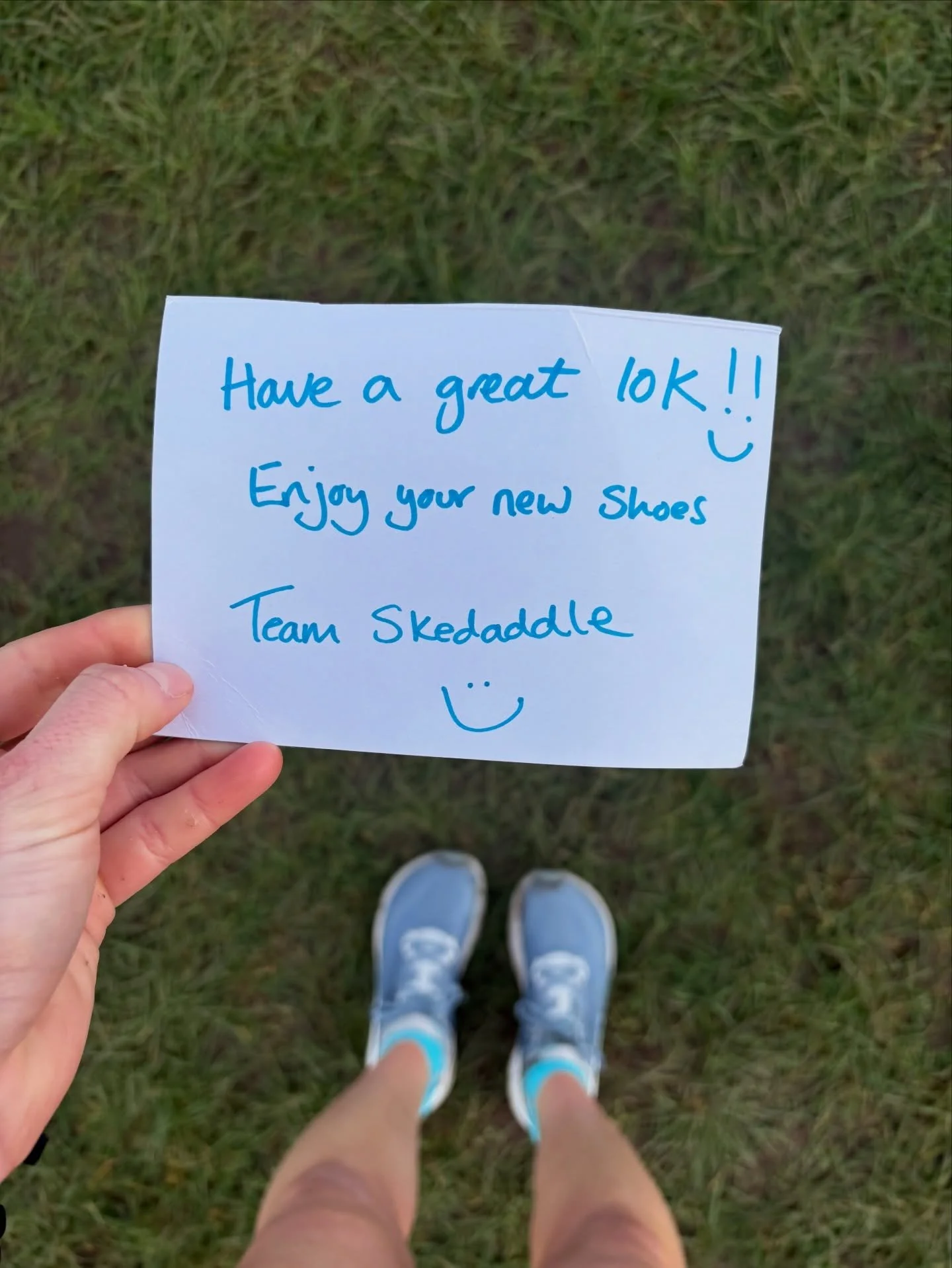 Always wishing our customers the best of luck 🤞 

What&rsquo;s your next race day ? The spring/summer race calendar is well and truly in full swing 🤩 

If you *think* you need new shoes you probably do- so make sure you pop in ahead of race day 🏃&