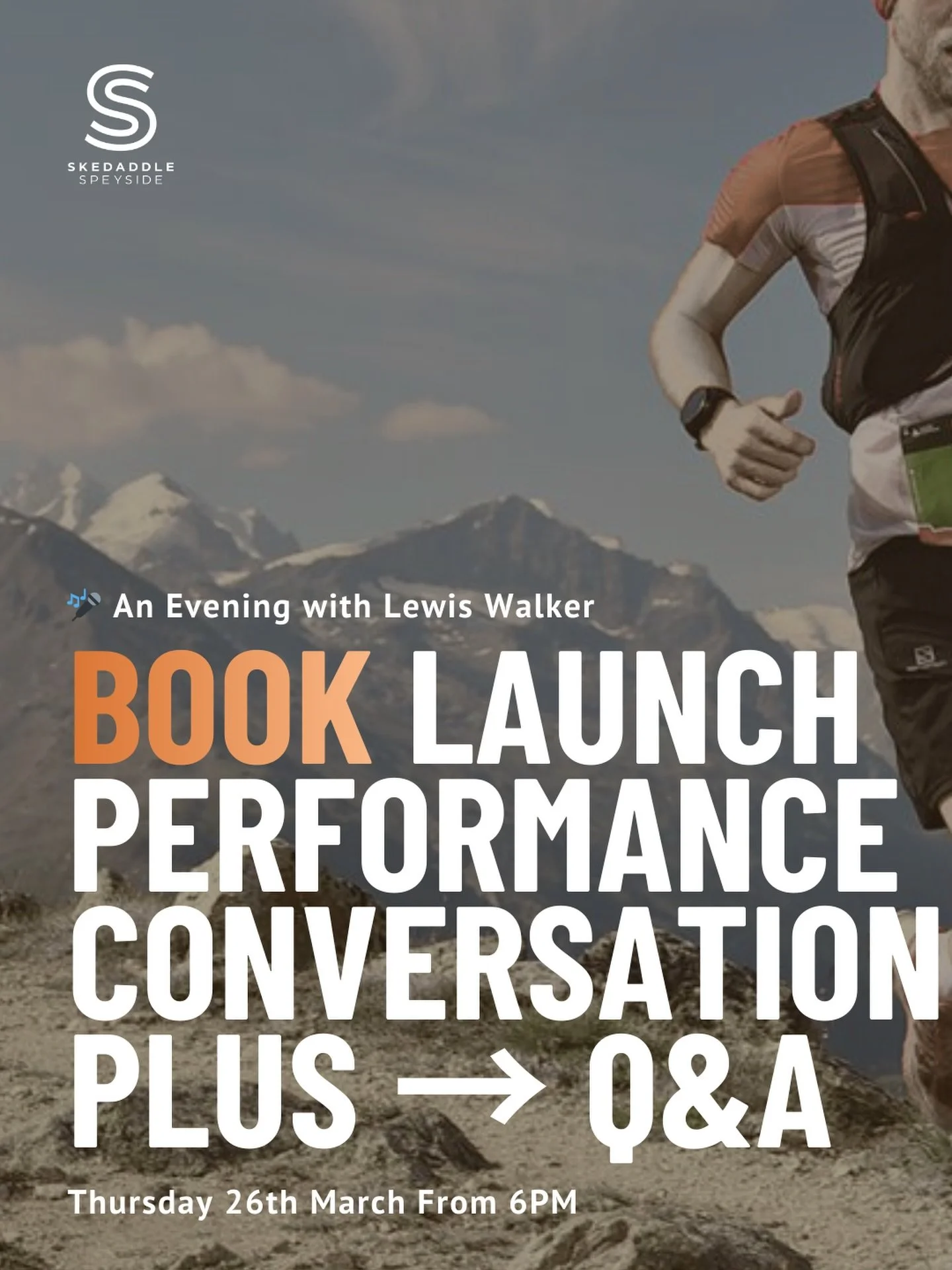 🎤 An Evening with Lewis Walker
Thursday 26th March &mdash; from 6PM

We&rsquo;re really looking forward to hosting endurance coach Lewis Walker for a relaxed evening of book reading and Q&amp;A, celebrating the launch of his new book Peak Performanc