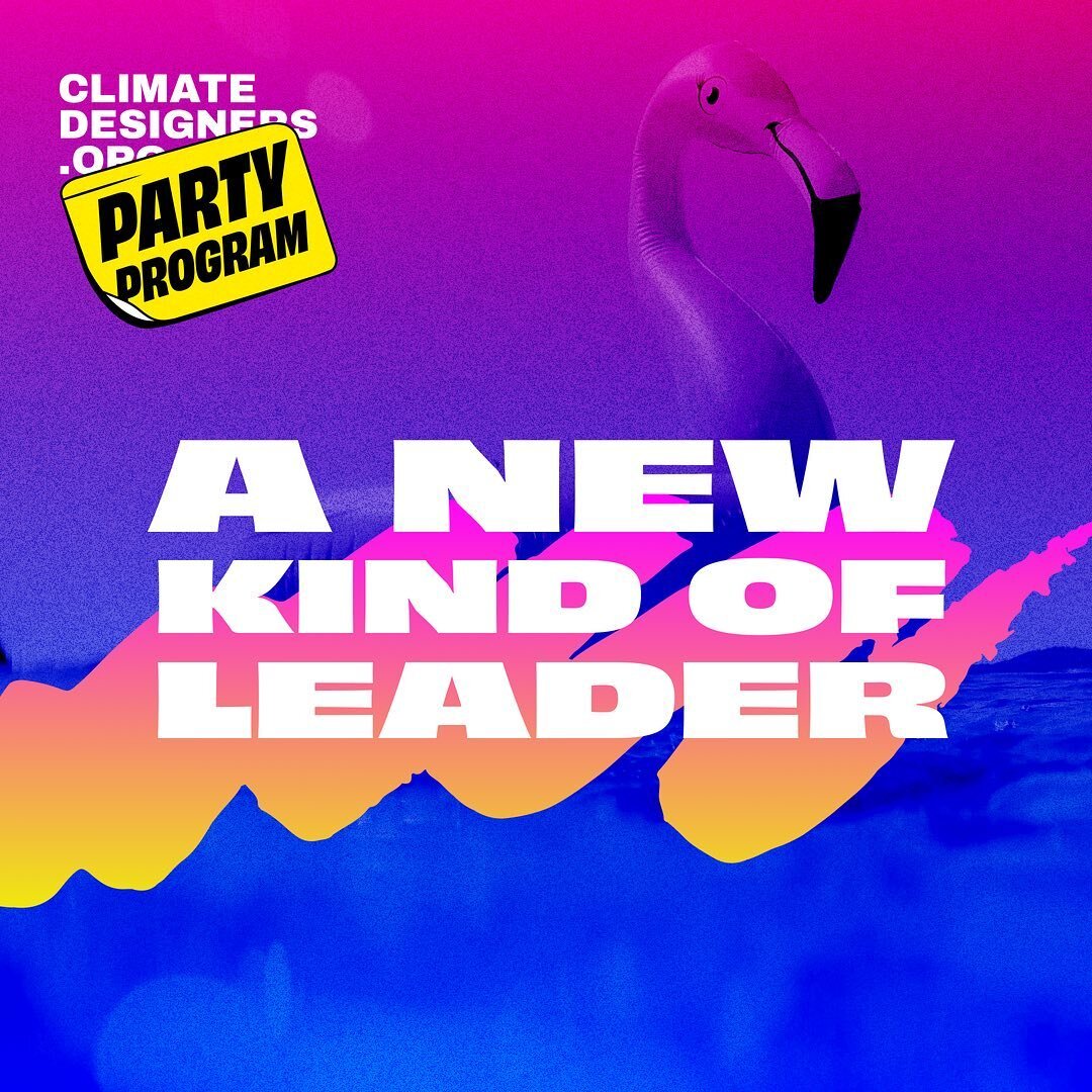 DESIGNERS SOLVE PROBLEMS.
&zwj;
No more debating whether the earth is in danger. No more convincing people to stop using plastic bags or straws.
&zwj;
The Party Program will be full of cutting edge leadership concepts and the skills you need to imple