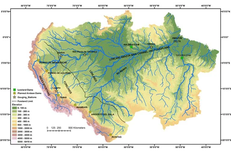 Andes dams could threaten food security for millions in Amazon basin