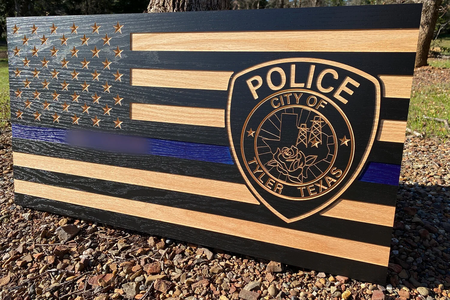 Blue Line Flag - Tyler, TX
