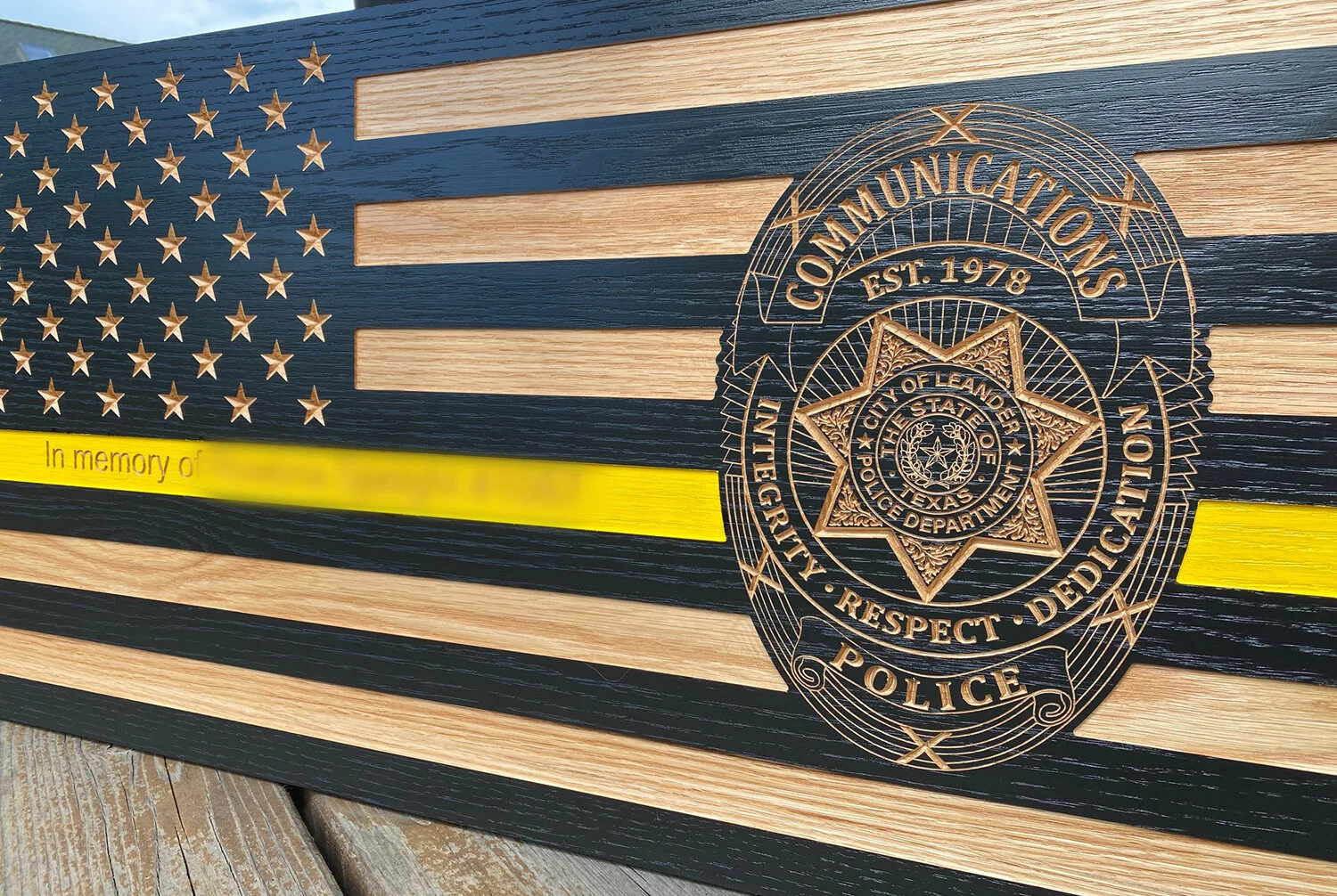 Yellow Line Dispatcher Flag