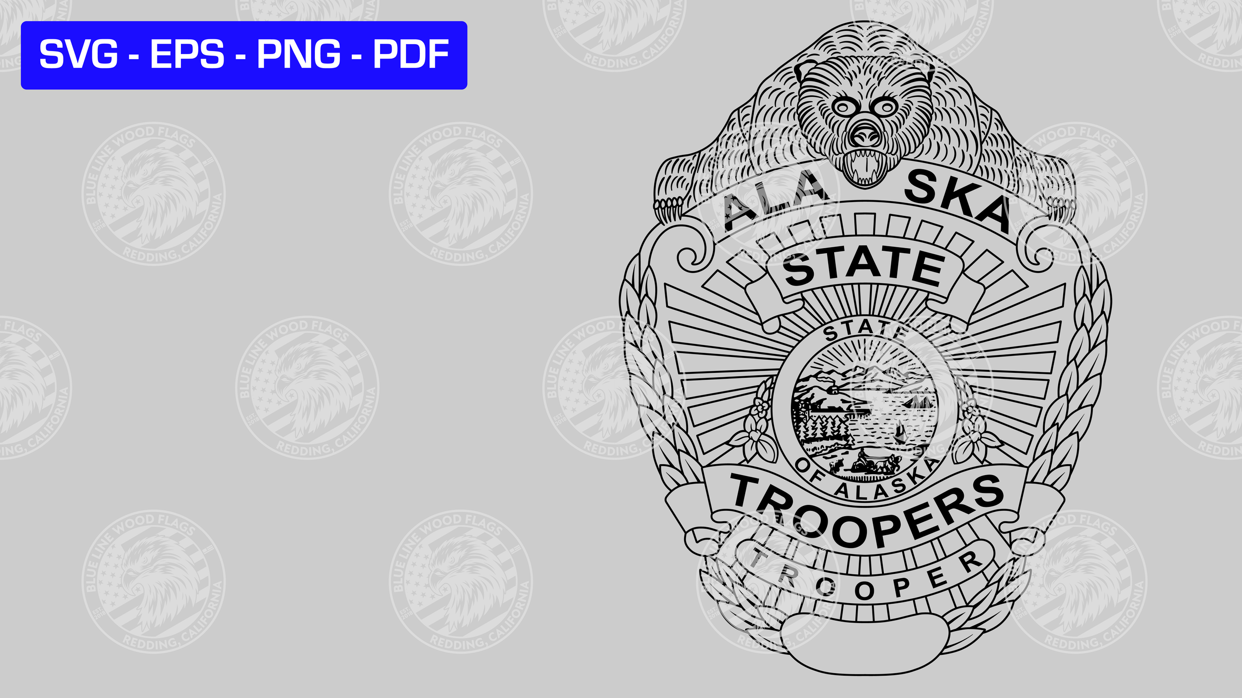 Alaska State Troopers Badge