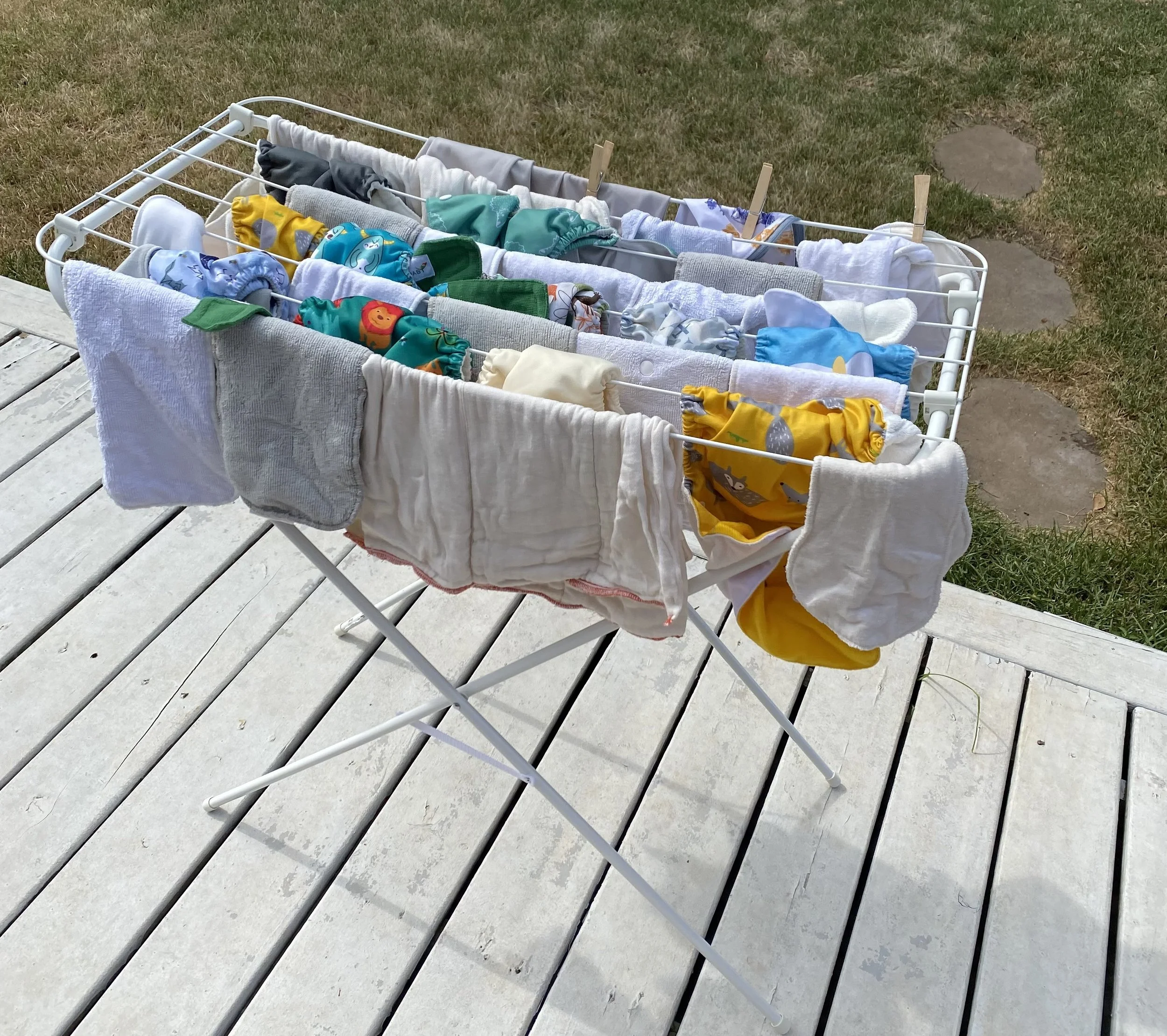 Part-time Cloth diapering a big baby
