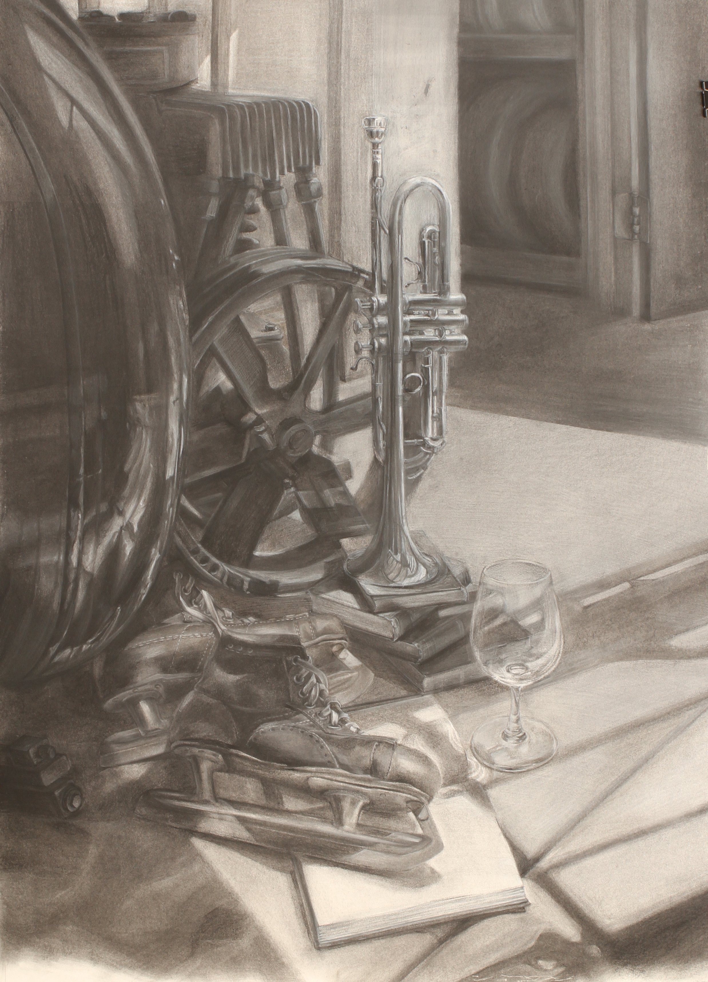 gyuwon Still life drawing trumpet machine - image.jpg