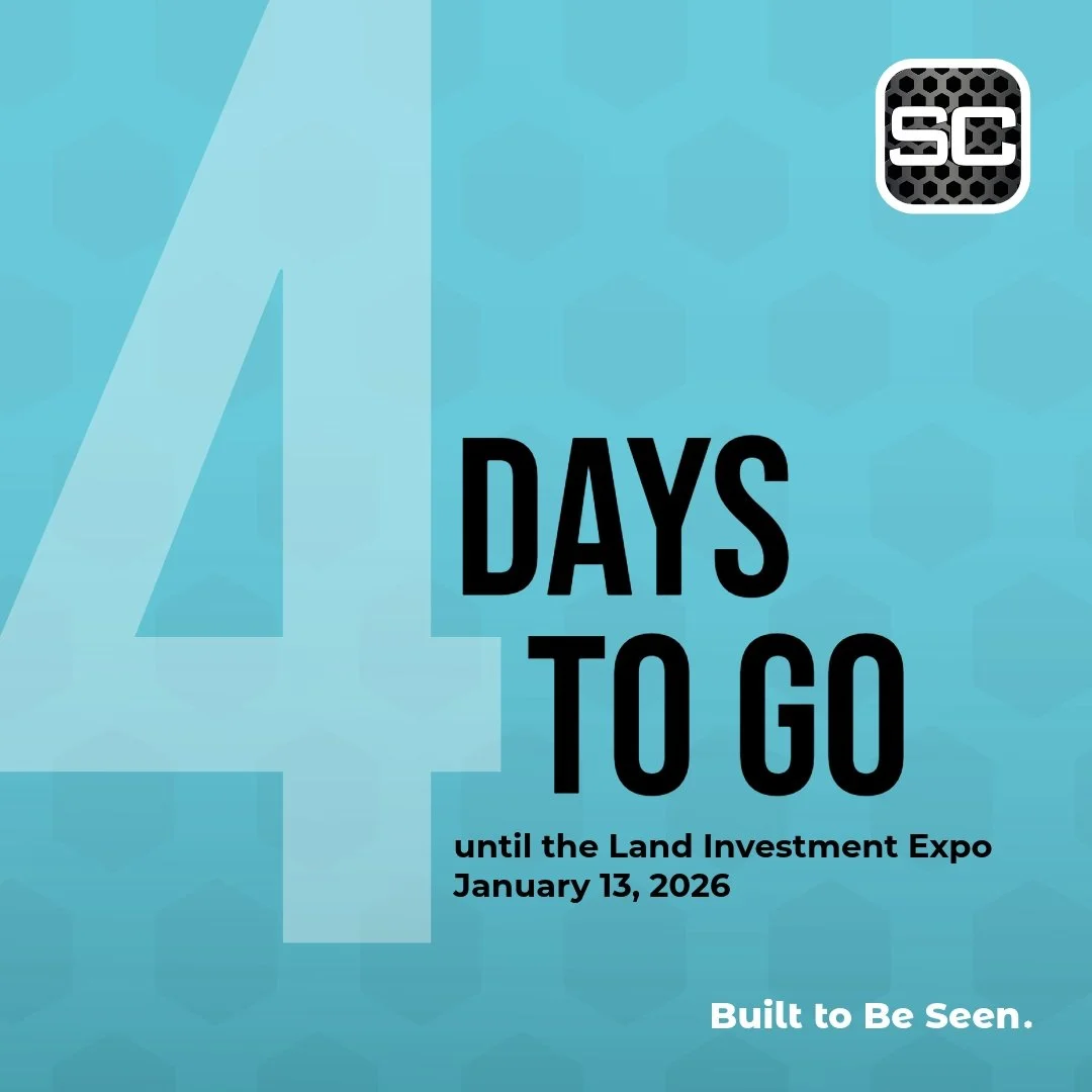 Only 4 days to go until the @landinvestmentexpo
We&rsquo;re excited to be exhibiting and connecting with attendees all week.

If you&rsquo;re attending in person, be sure to stop by the SignCraft booth and see how we help land and commercial projects