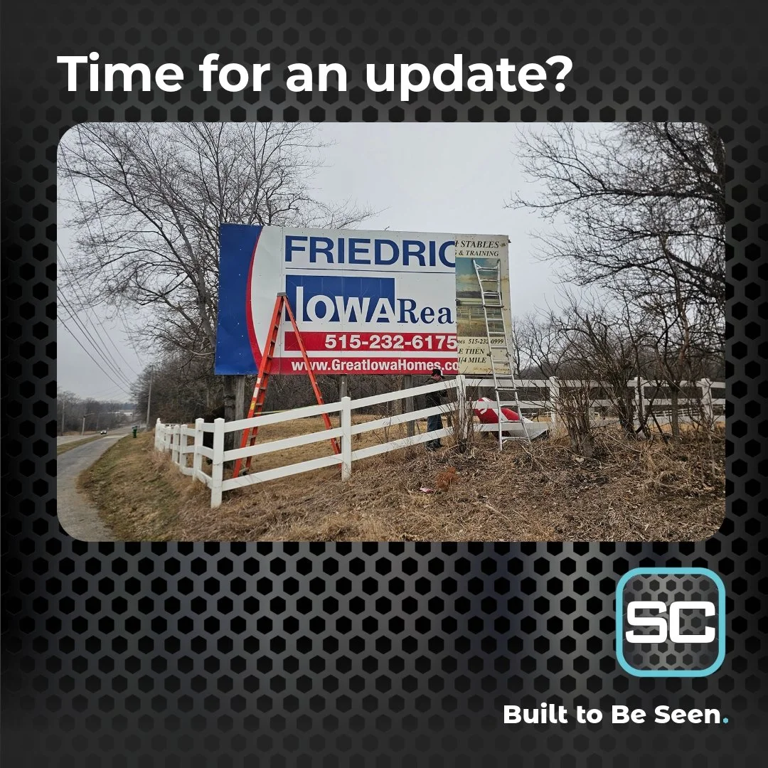 Out with the old. In with the new.

We replaced an existing panel with a custom 20&rsquo; x 10&rsquo; ACM sign for Friedrich Realty &mdash; built for durability, visibility, and a strong roadside presence.

If your signage feels outdated, it probably