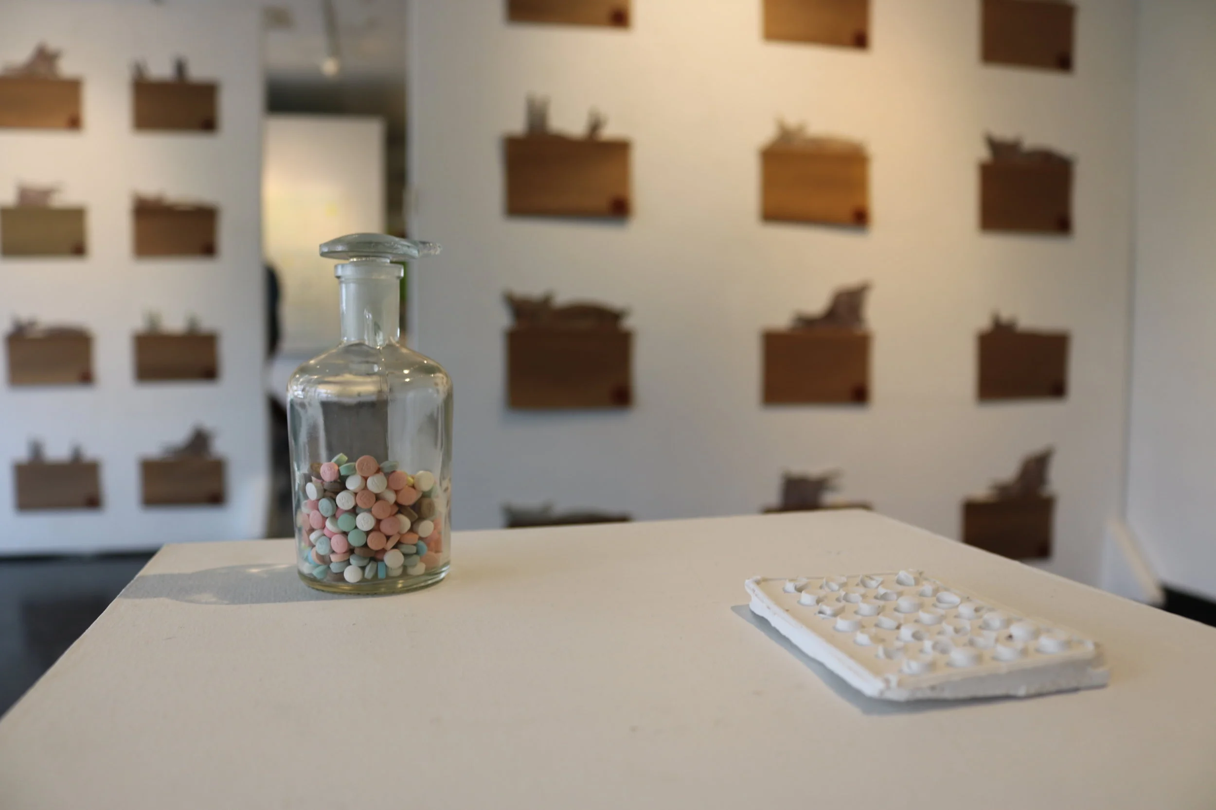 Installation View Student Union Art Gallery at the University of Massachusetts Amherst, April 2018