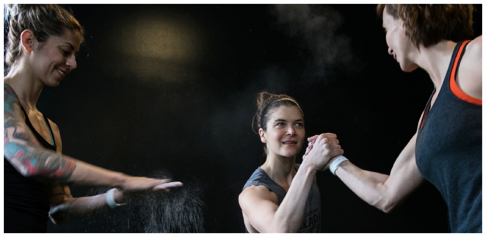 Personal trainers Nicolette Amarillas , Joanna Hoch , Anka Urbahn 