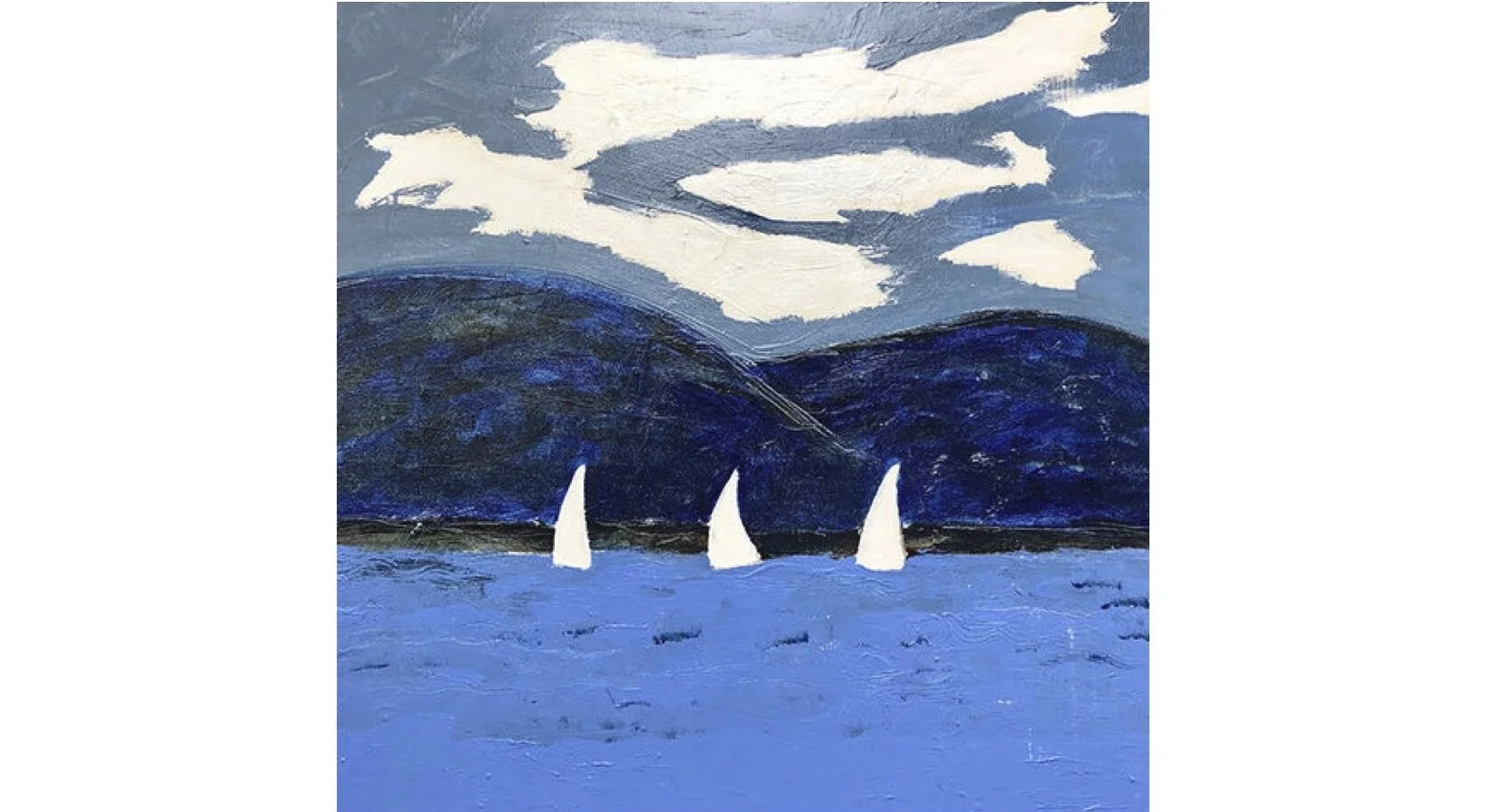 Sail and Islands 48" x 48"
