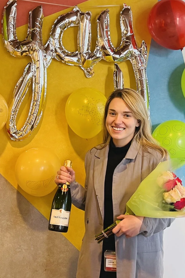 Hannah advanced to Ph.D. candidacy - job well done, Hannah!!!