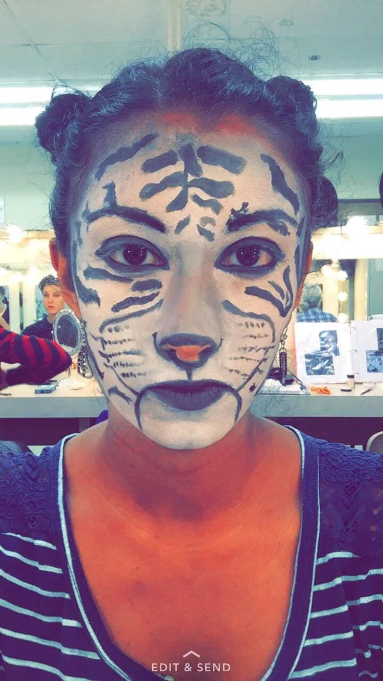 Bengal Tiger- Northwestern Makeup Design