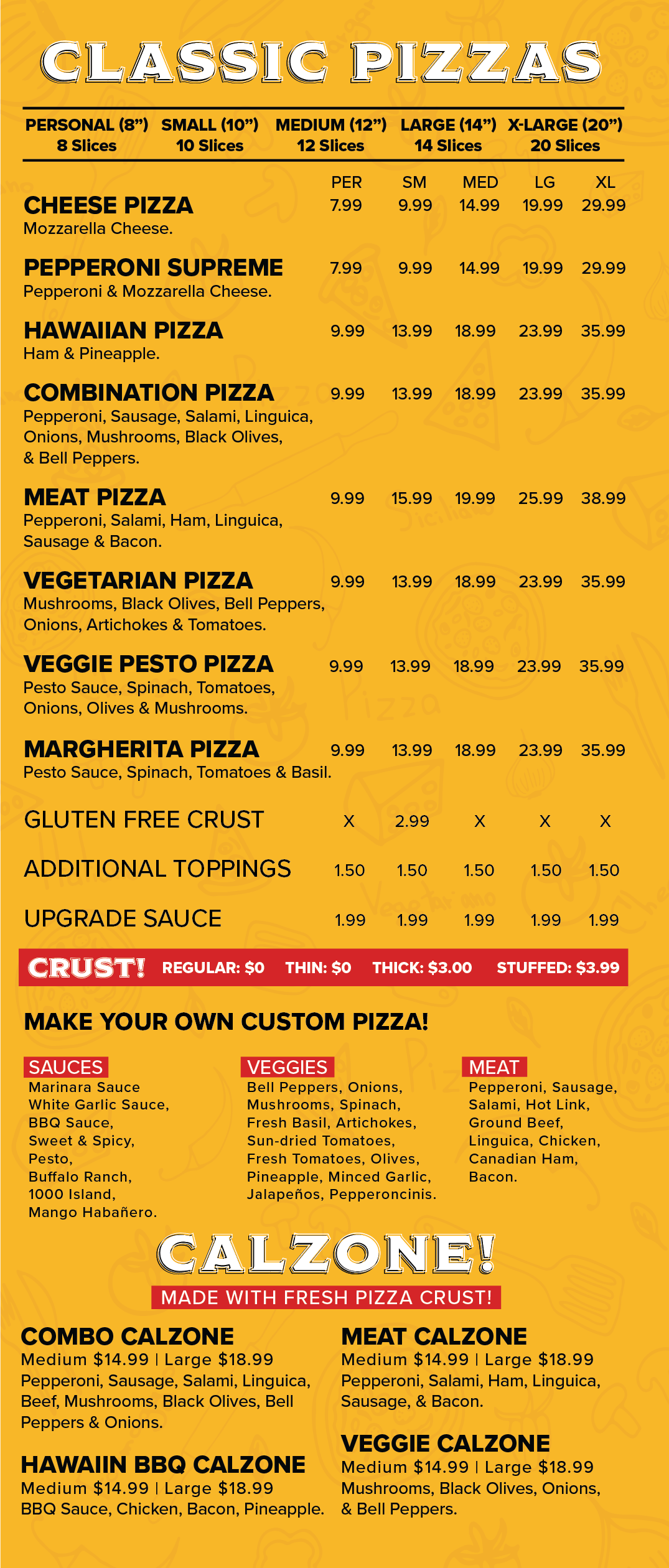 Digital Menu — Pizzeria in Los Banos & Santa Nella, Ca. Little Diamond's Pizza