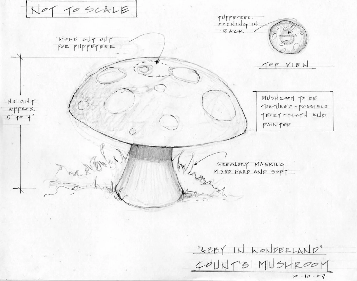 Concept Sketch (Abby in Wonderland)