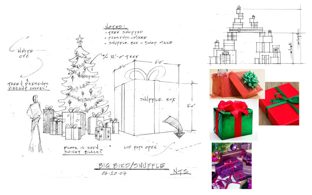 Concept Sketch (Elmo's Christmas Countdown)