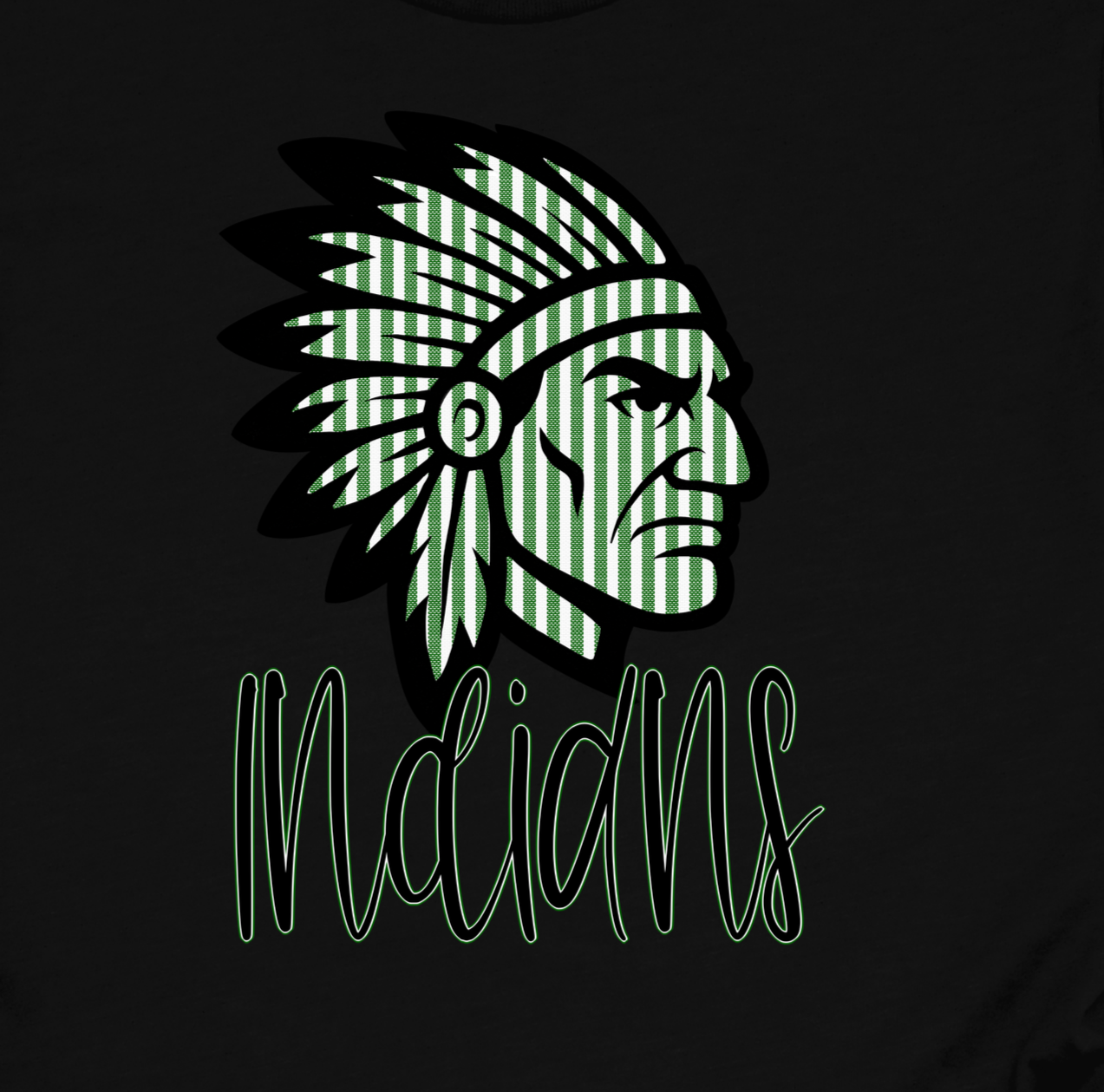 Indian Stripe Head DTF