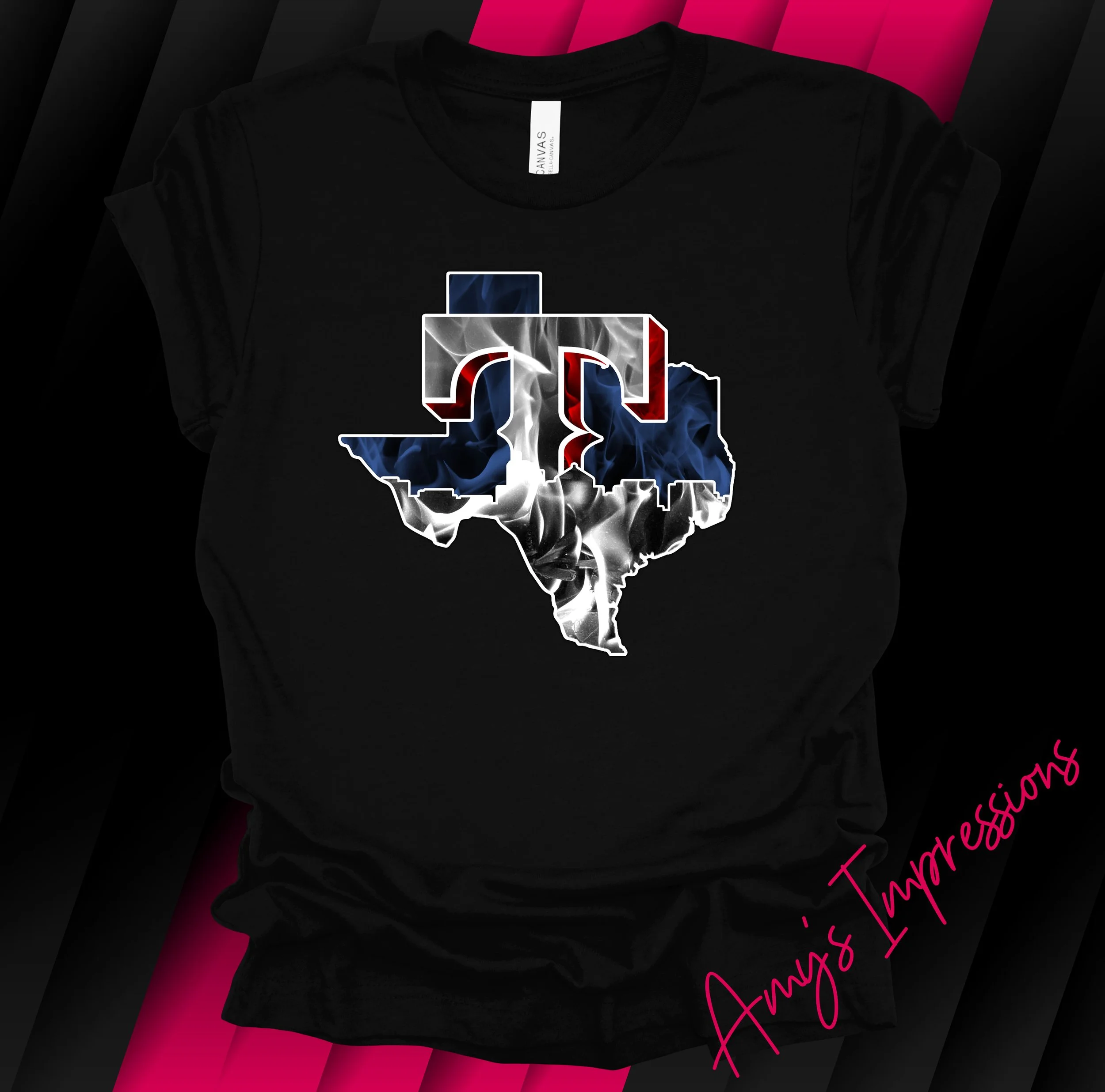 TEXAS RANGERS T METAL BELLA BLACK.jpg