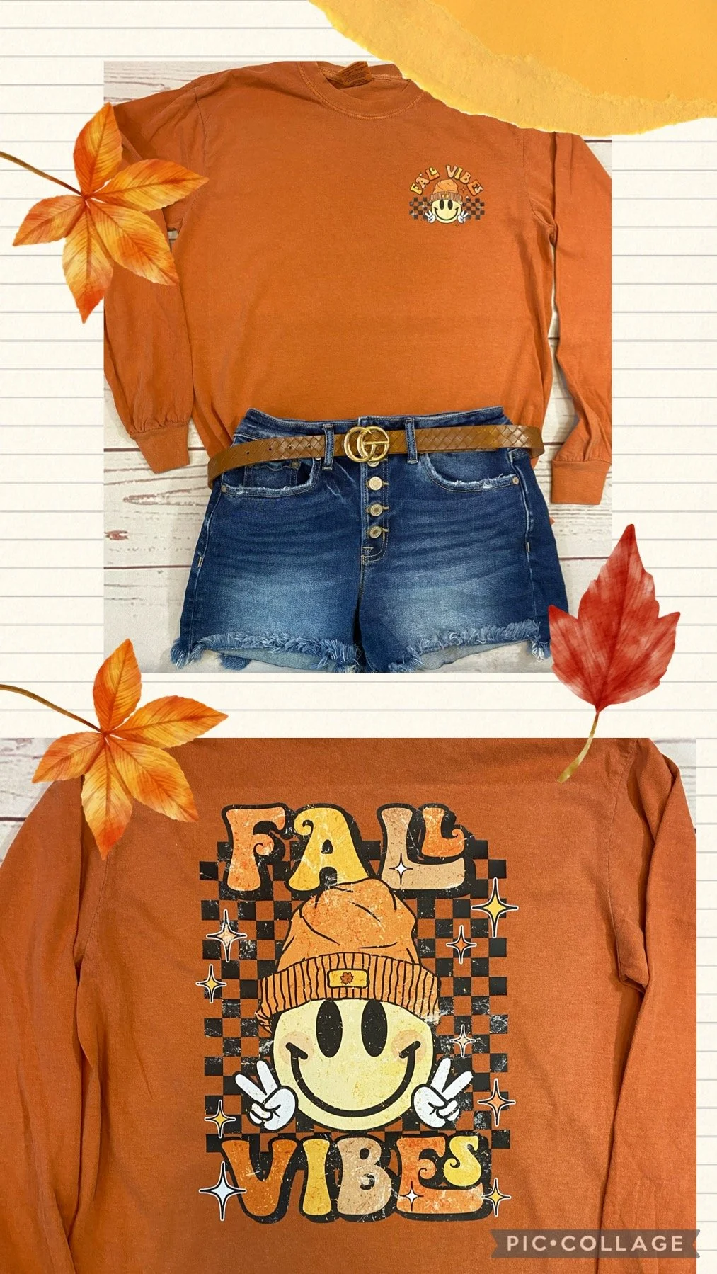 Fall Vibes Happy Face